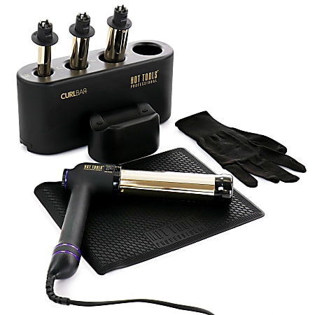 Gibson Hot Tools Professional Curl Bar Set With K Gold Interchangeable Barrels And Pulse