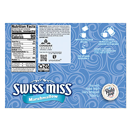 Swiss Miss Hot Cocoa With Marshmallows Oz Box Of Packets Office Depot