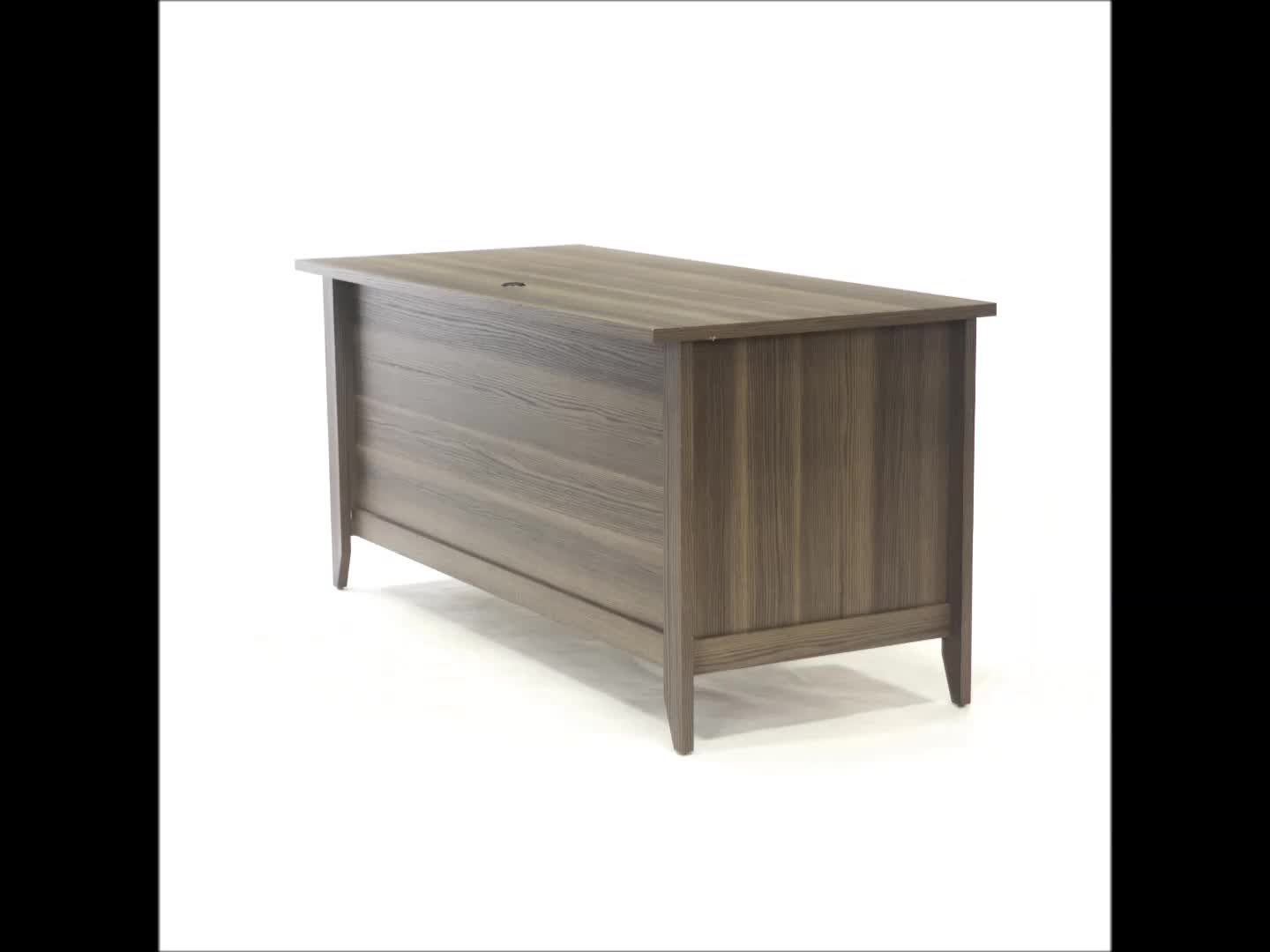 Sauder Shoal Creek Desk Diamond Ash Office Depot