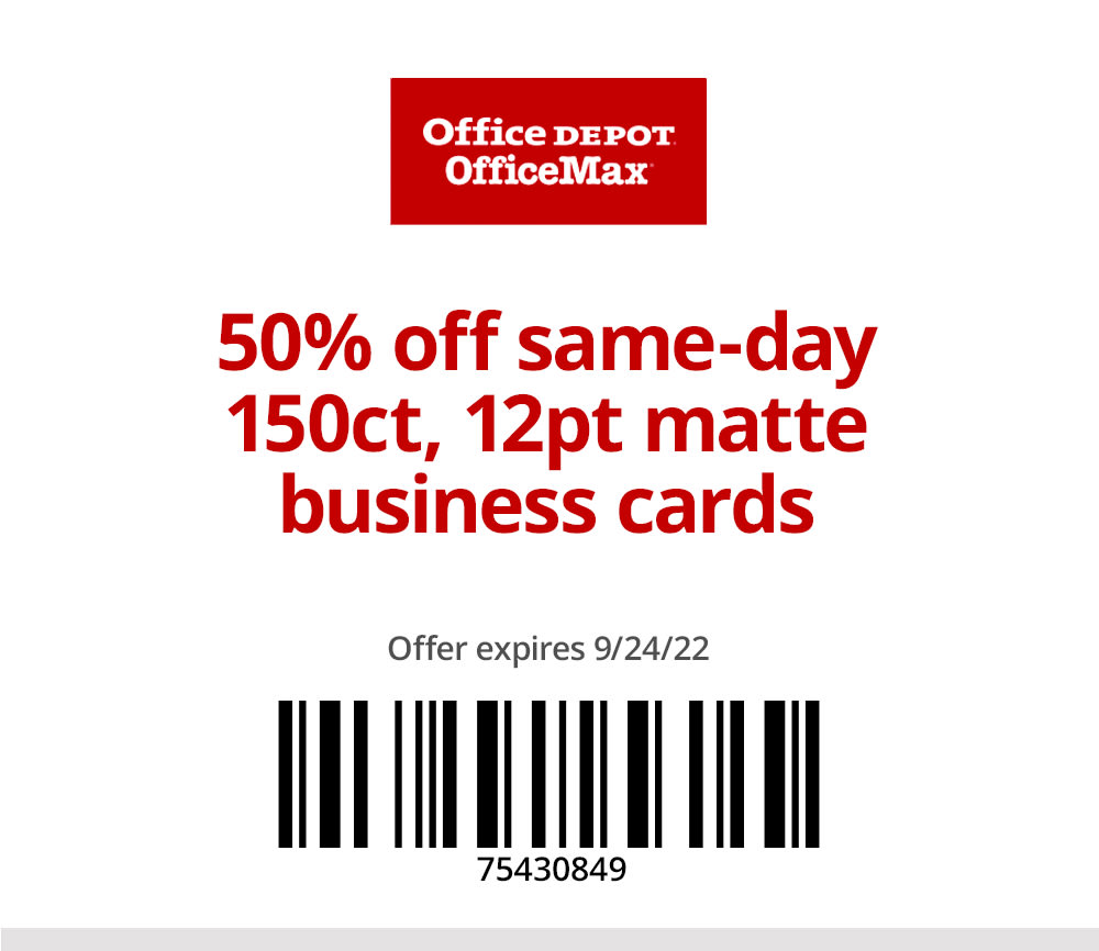 Custom Business Cards | Office Depot