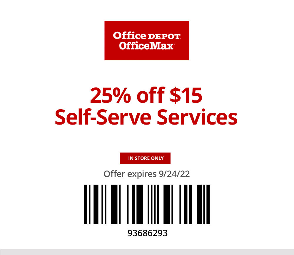 Self-Service Printing | Office Depot