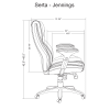 Serta Smart Layers Jennings Big Chair Black Office Depot