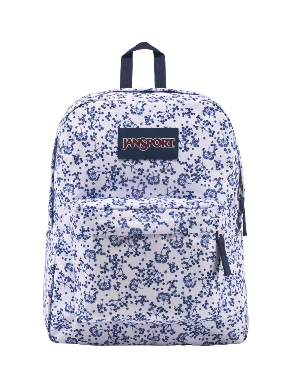 jansport backpack white and blue
