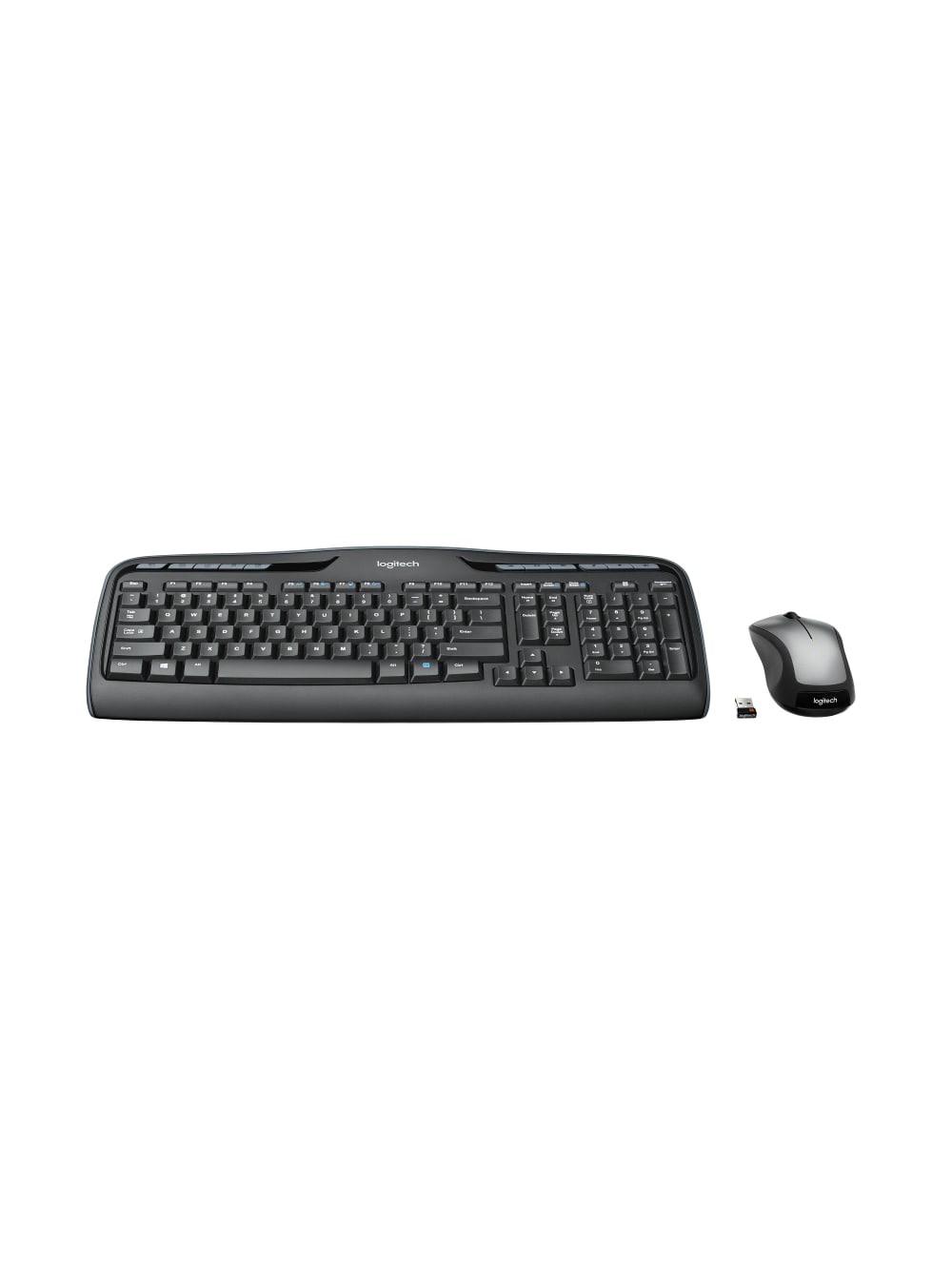 Logitech Mk335 Wireless Keyboard And Mouse Full Size Black 920 008478