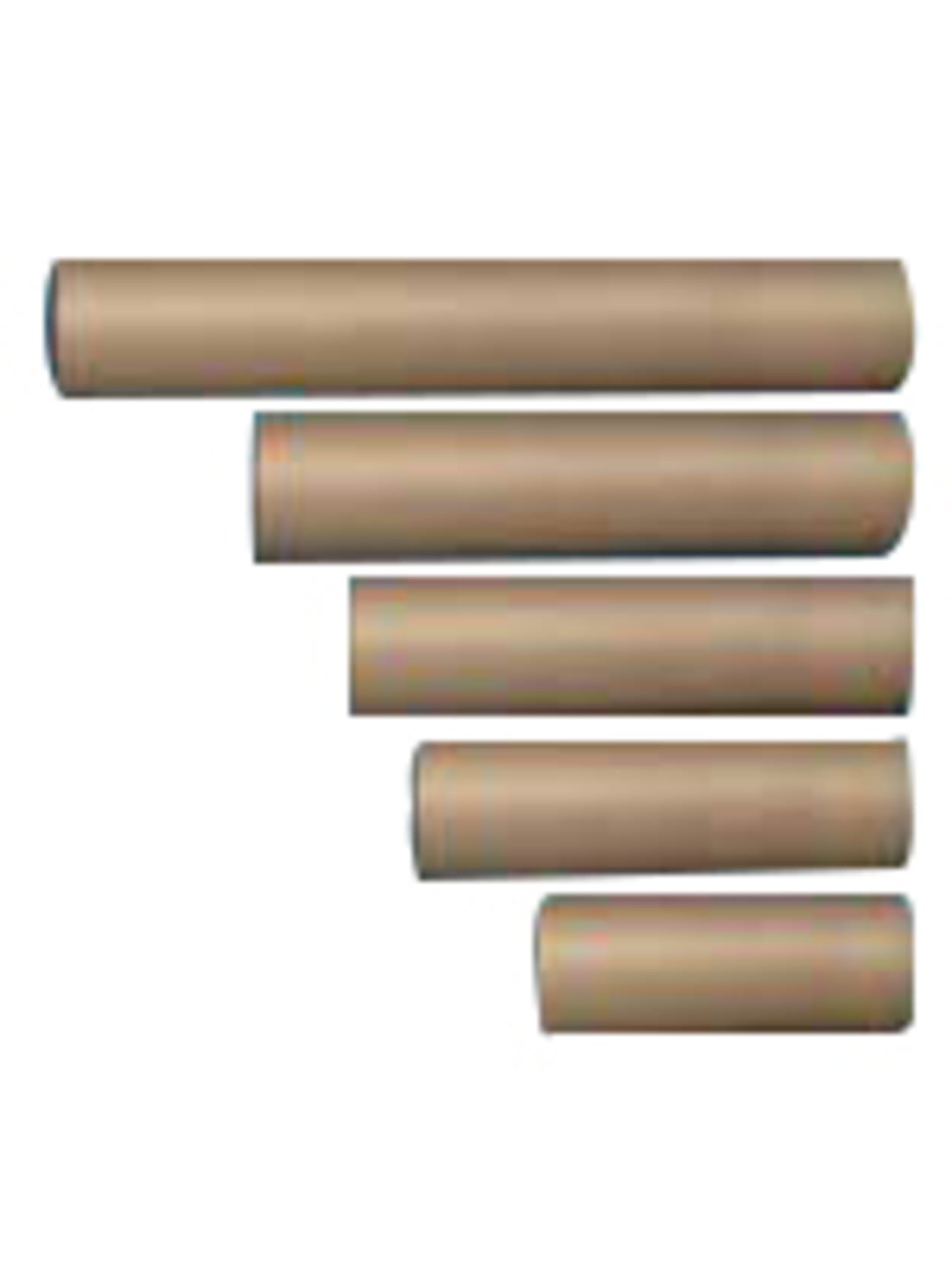 recycled brown wrapping paper rolls
