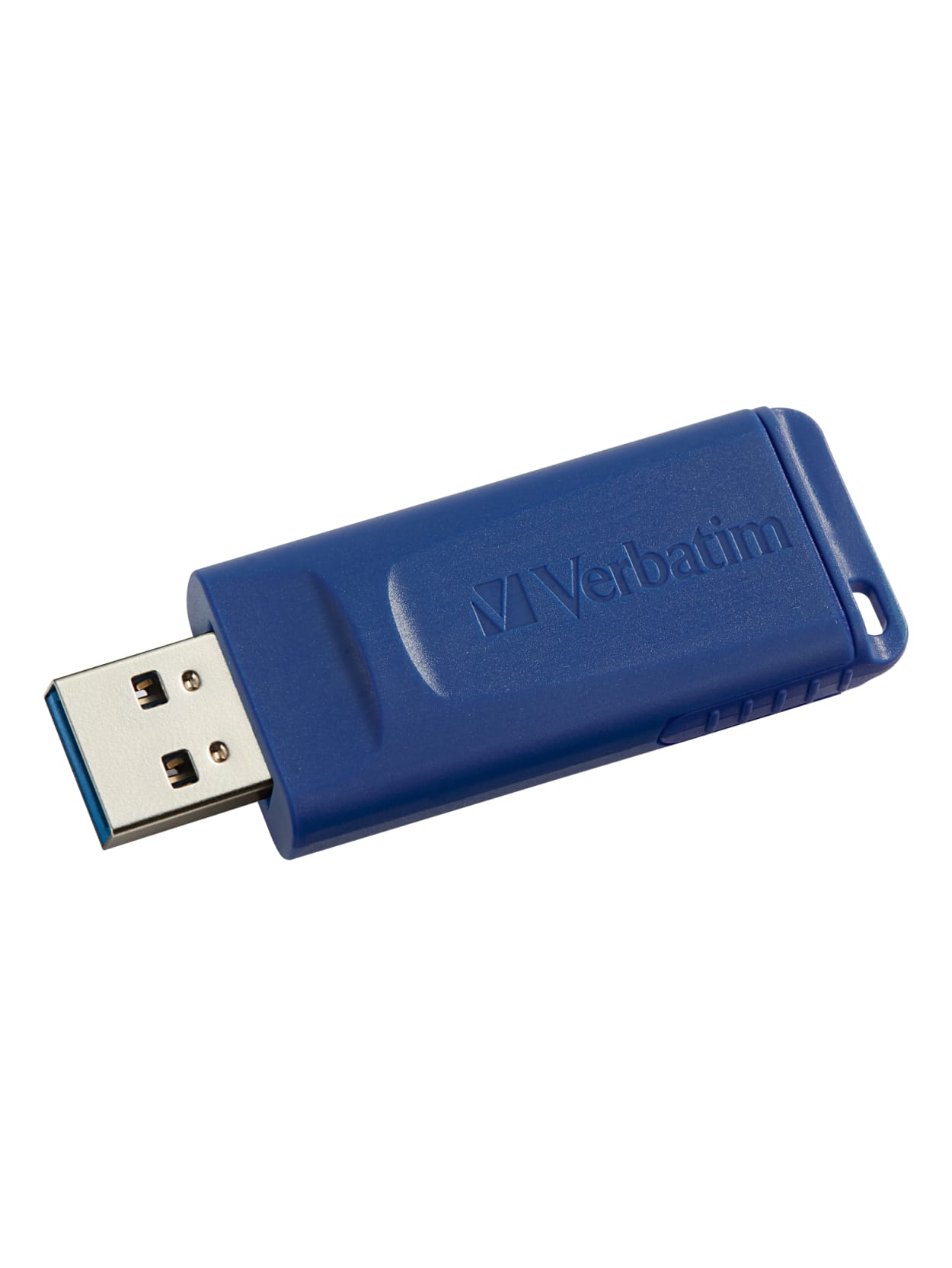 Usb Drive Capless 2gb Blue Office Depot