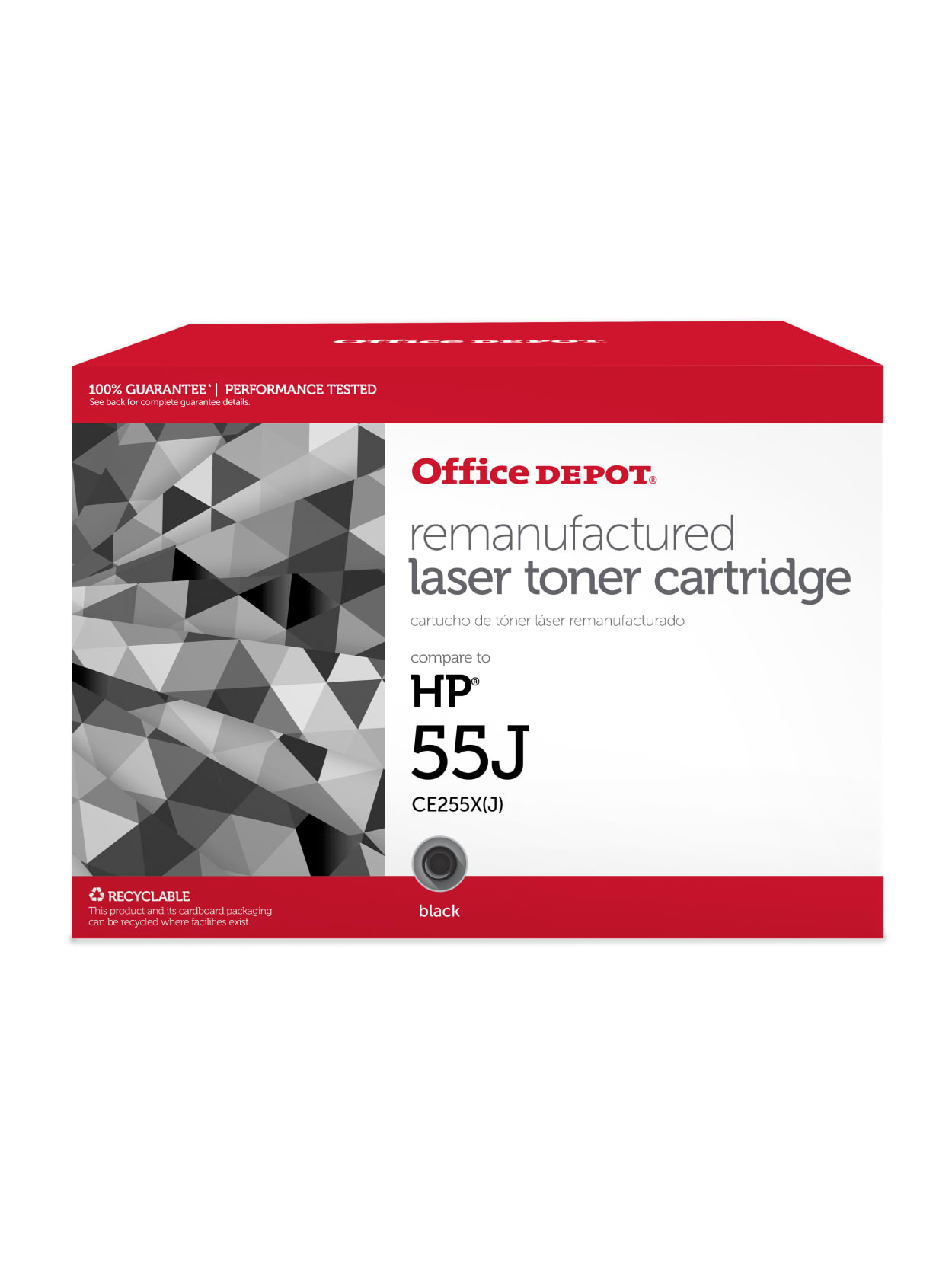 Black 1-2 Day DELIVERY Quality Supplies Direct Compatible HP CE255X Remanufactured MICR Toner