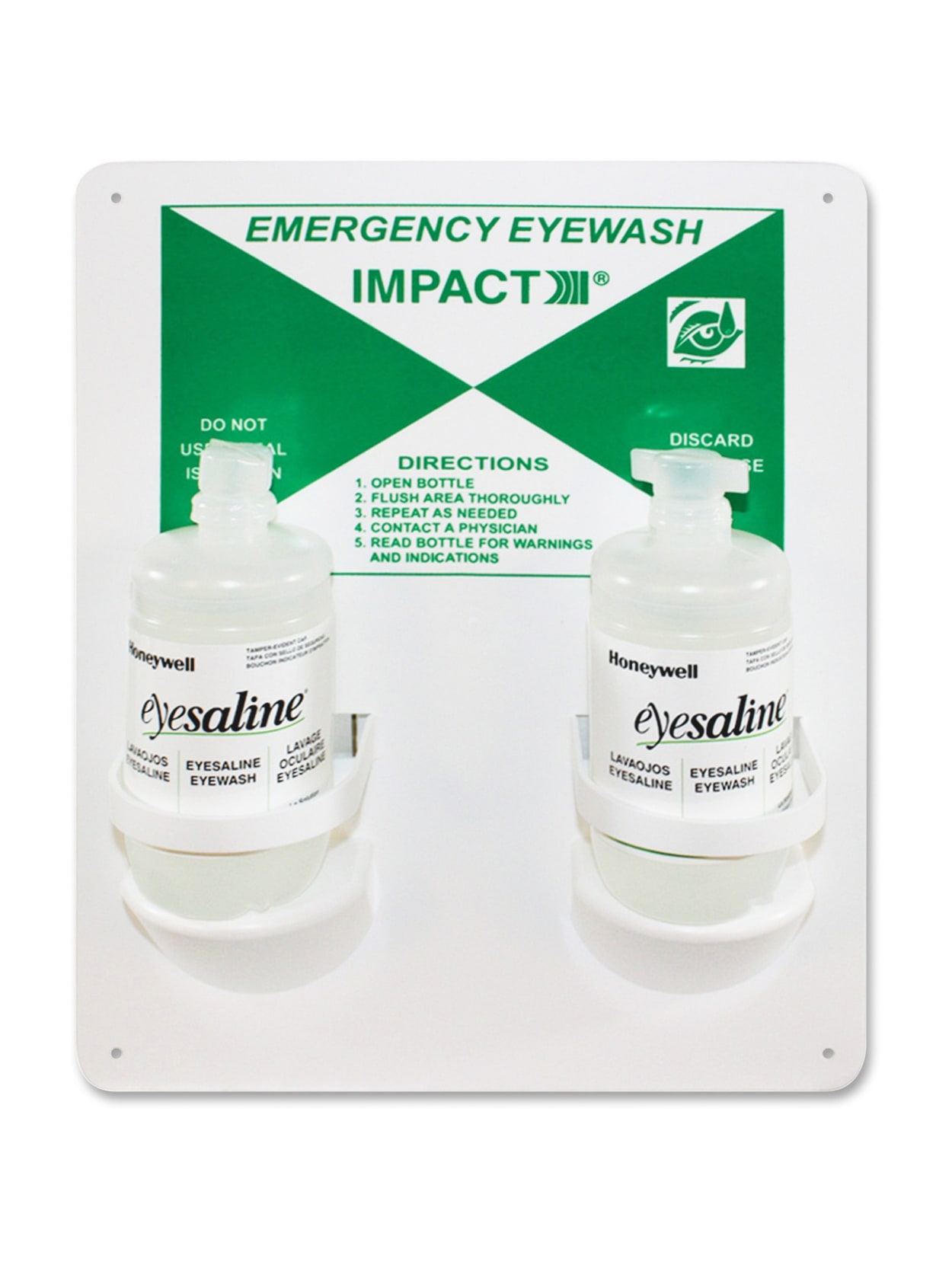 Get Wallpaper Impact Products Double Eyewash Station 16 Oz 13 X 4 X 11 White For Free
