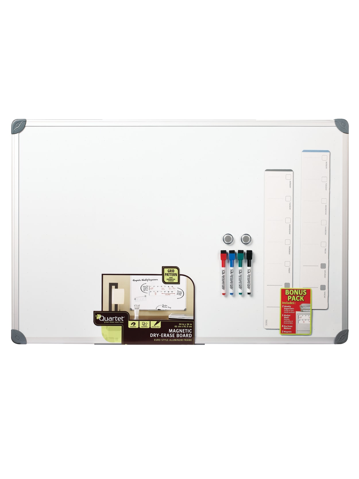 Quartet Euro Style Dry Erase Board 24 X 36 Office Depot
