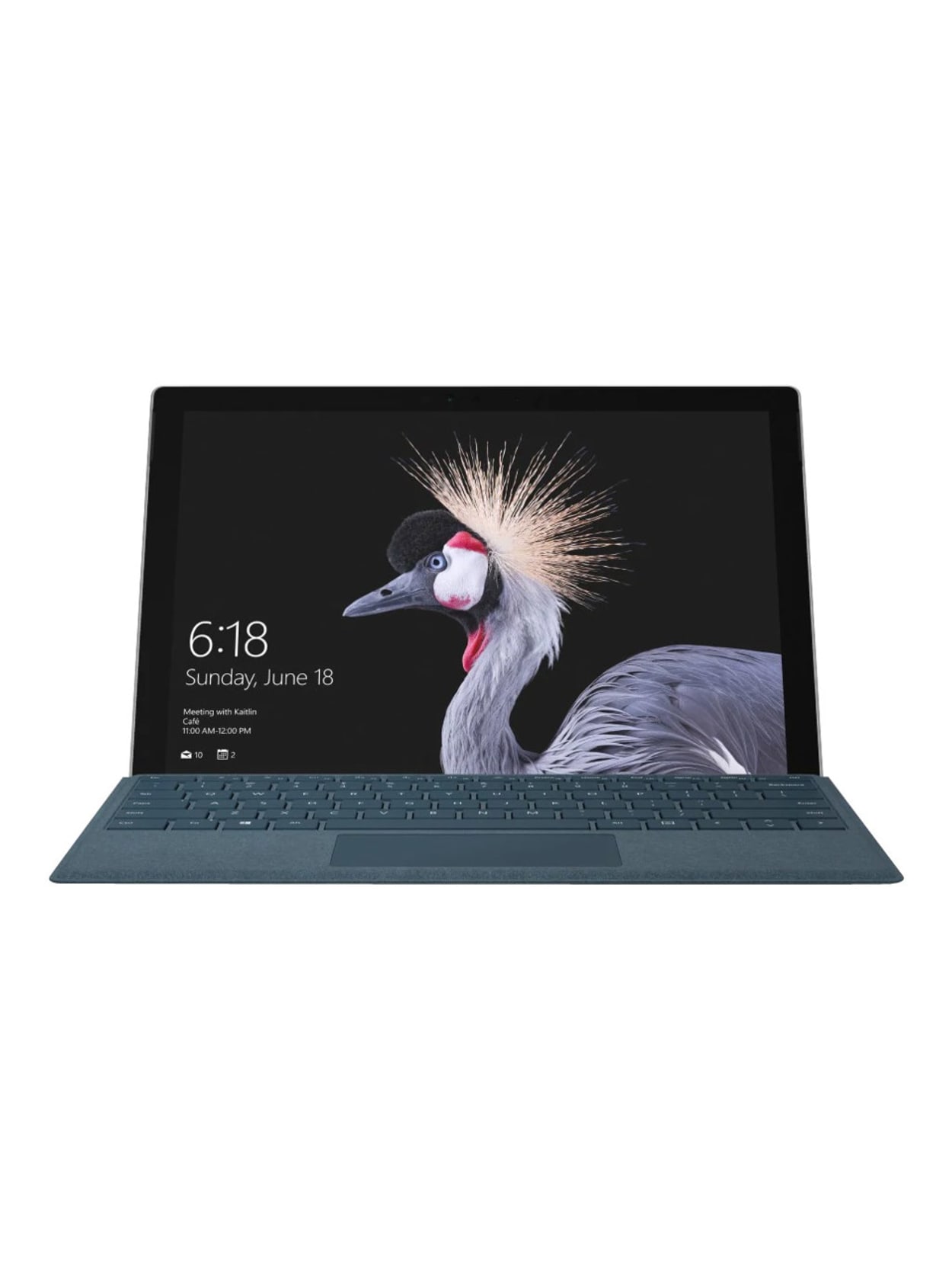Microsoft Surface Pro Tablet With Detachable Keyboard Core M3 7y30 1 Ghz Win 10 Pro 64 Bit 4 Gb Ram 128 Gb Ssd 12 3 Touchscreen 2736 X 14 Hd Graphics 615 Wi