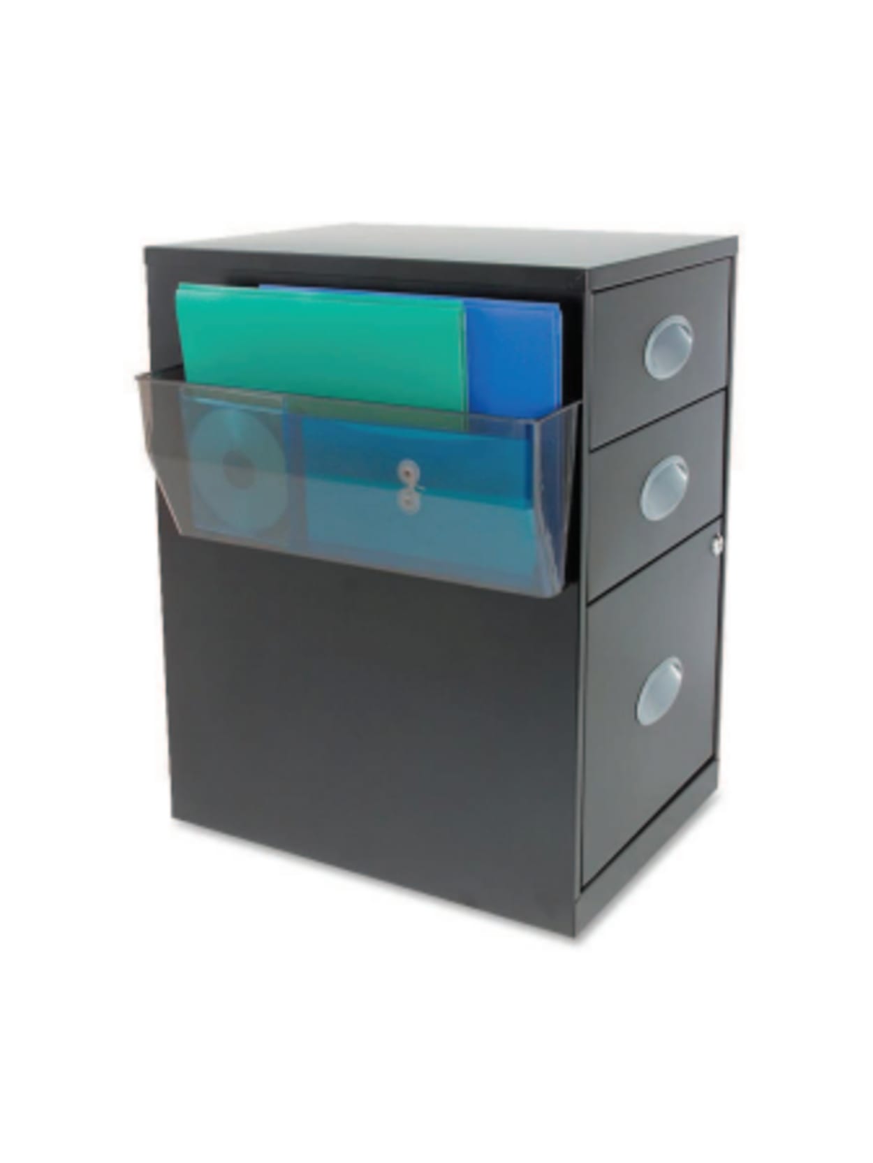 Deflect O Magnetic Wall File Pocket Smoke Office Depot