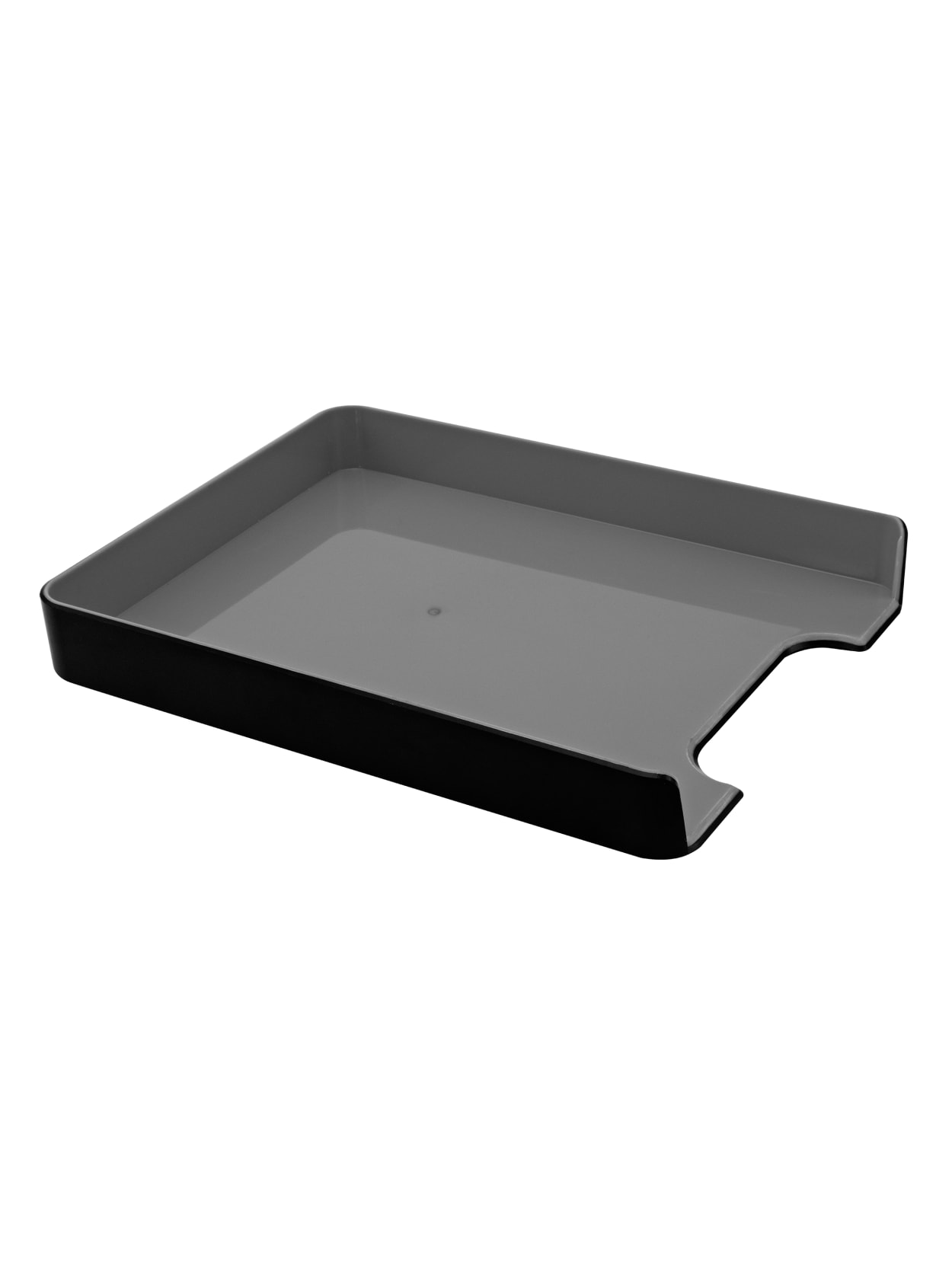 Advantus Fusion Letter Tray 12 1316 H X 1 34 W X 10 18 D Blackgray Office Depot