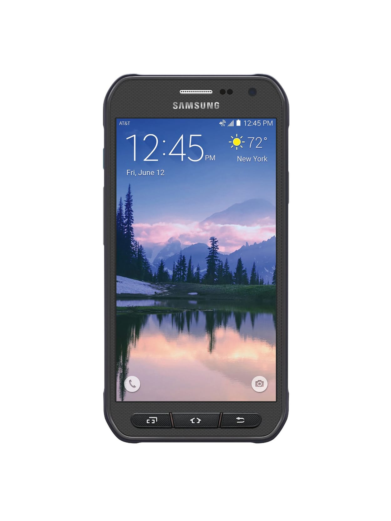 Samsung Galaxy S6 Active G890a Certified Refurbished Cell Phone For Atandtunlocked Gray Psc100042 Office Depot
