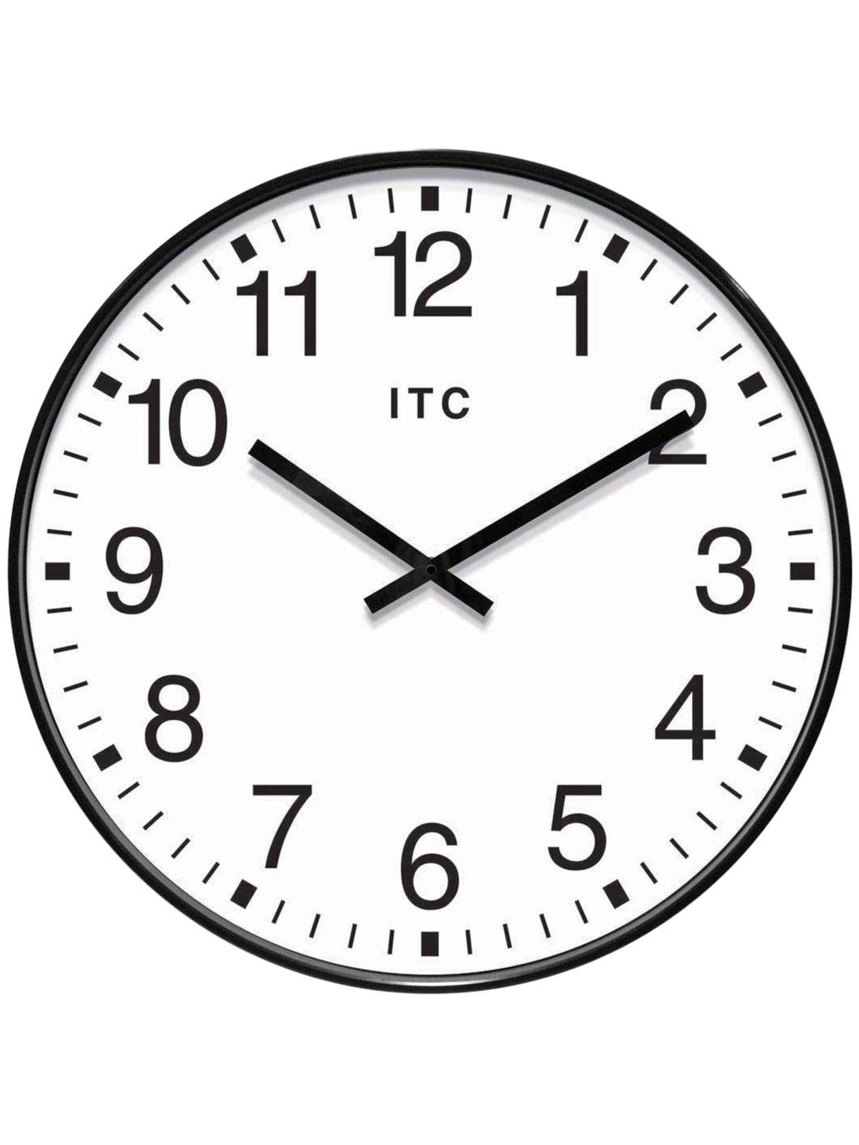 Infinity Instruments Round Wall Clock 19 1516 Blackwhite Office Depot