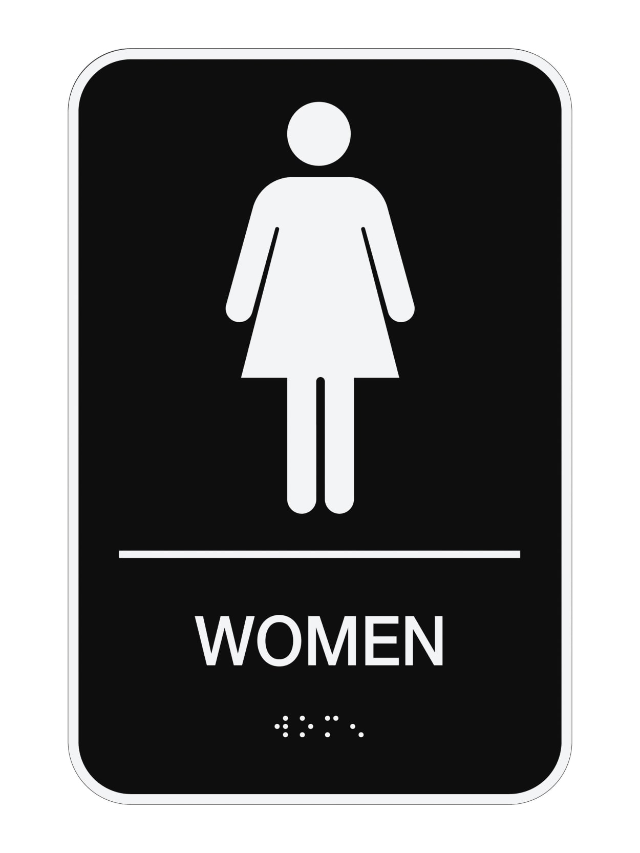 Cosco Ada Menwomen Combo Pack Restroom Signs 6 X 9 Pack Of 2