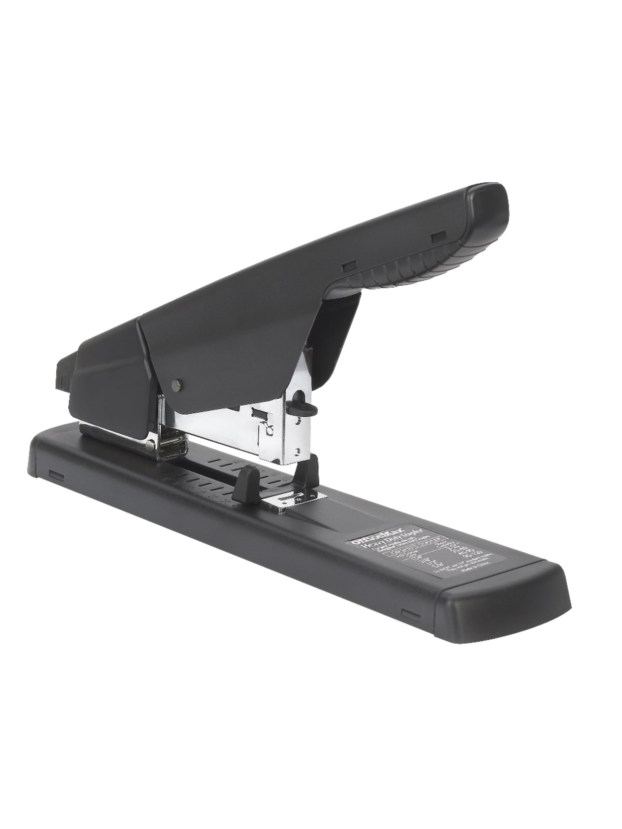 Officemax 120 Sheet Stapler Black Office Depot