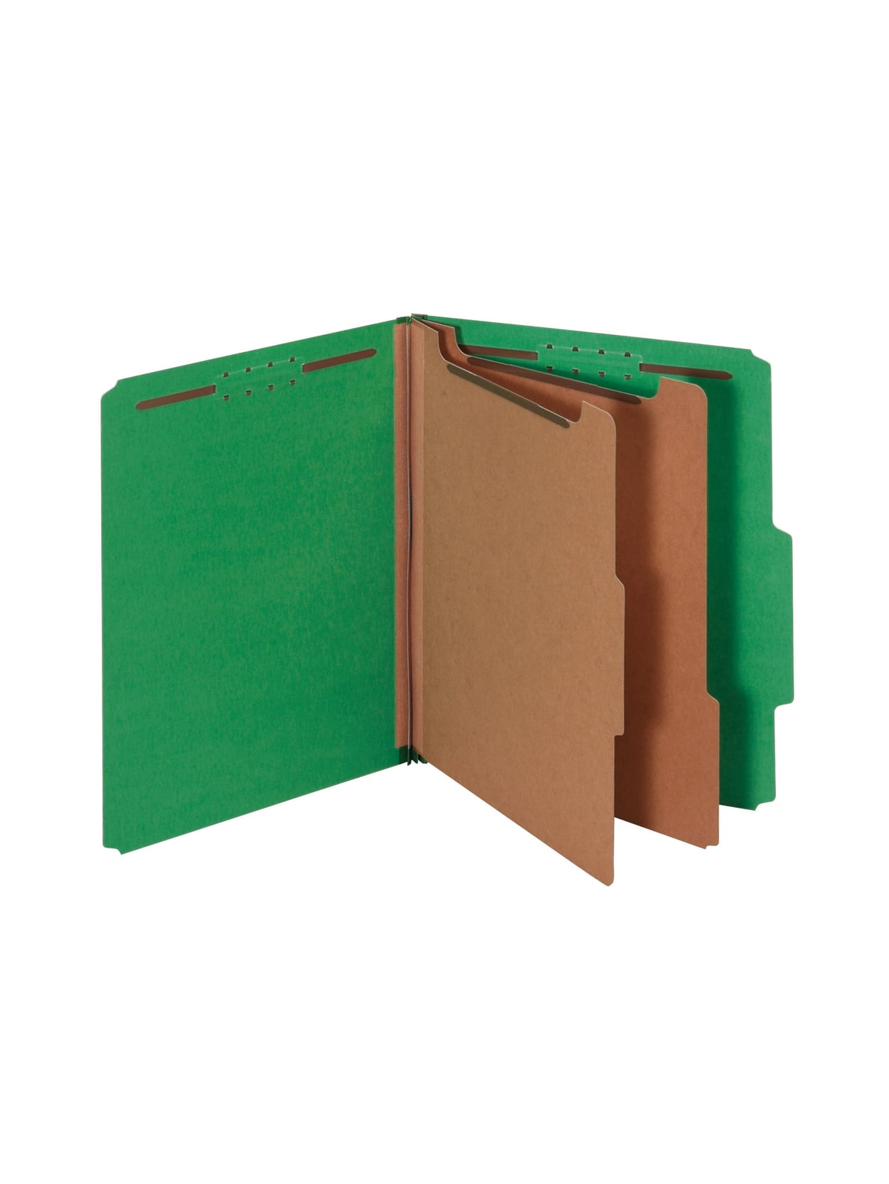 Office Depot Brand Classification Folders 2 12 Expansion Letter Size 2 Dividers 100percent Recycled Light Green Pack Of 5 Folders Office Depot