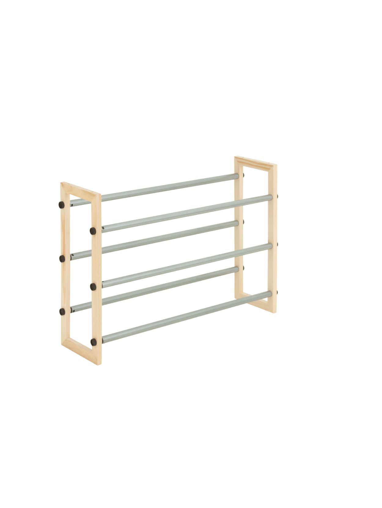 expandable stackable shoe rack on Honey Can Do Sho 01372 3 Tier Expandable Stackable Shoe Rack Metal And Wood 30 X Shoes 2 Compartments 3 Tiers 18 Height X 7 Width X 46 Depth Metal Bamboo Office Depot