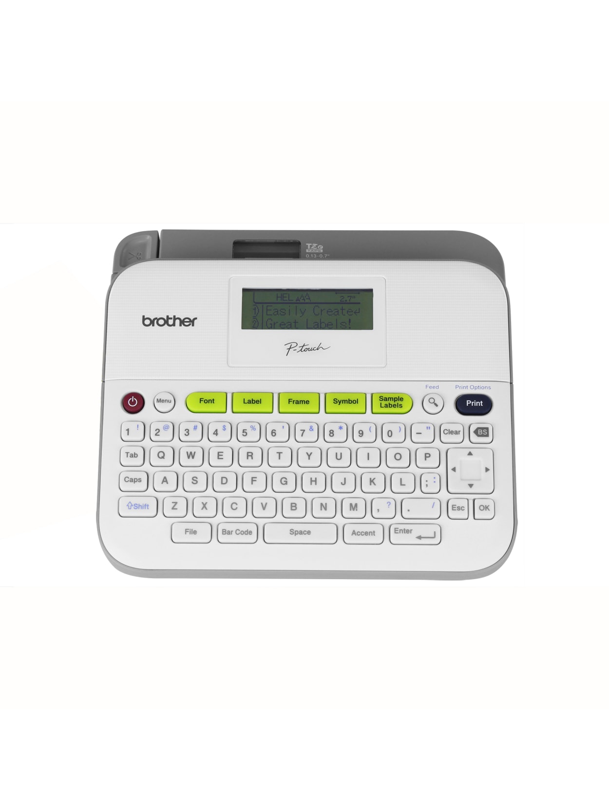 Brother P Touch Compact Label Maker Ptd400 Office Depot