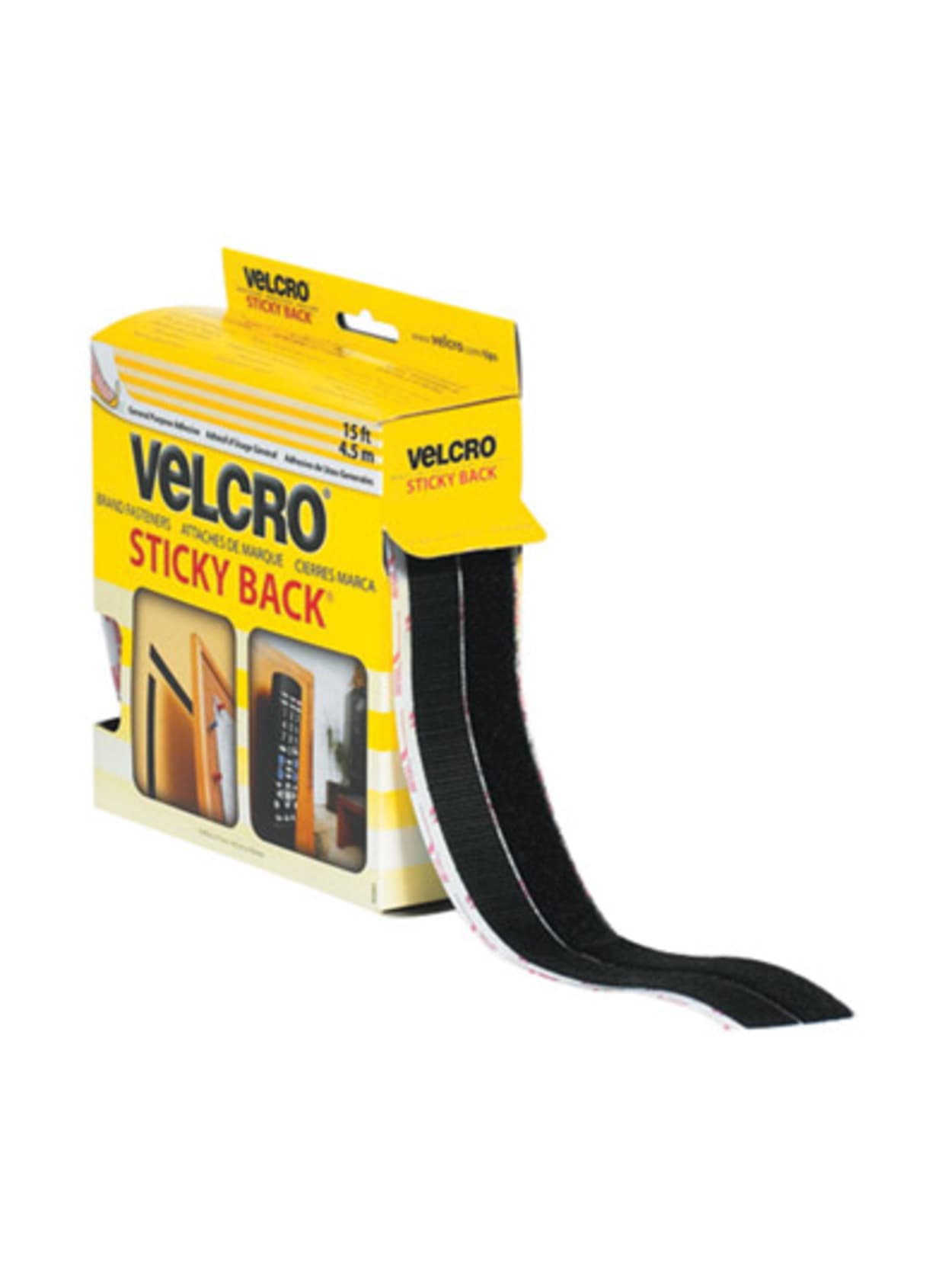 Velcro Velcro Tape 34 X 15 Black Office Depot
