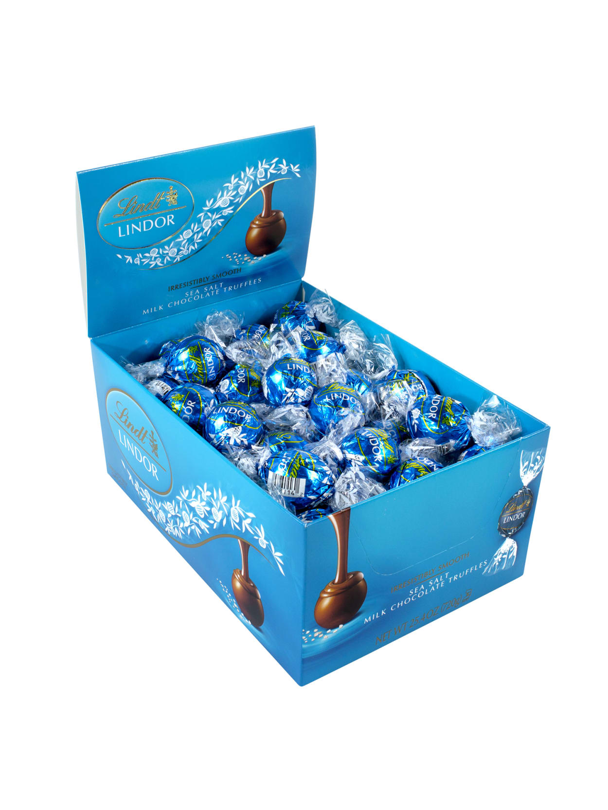 Lindt Sea Salt Milk Chocolate Truffles Box Of 60 Office Depot