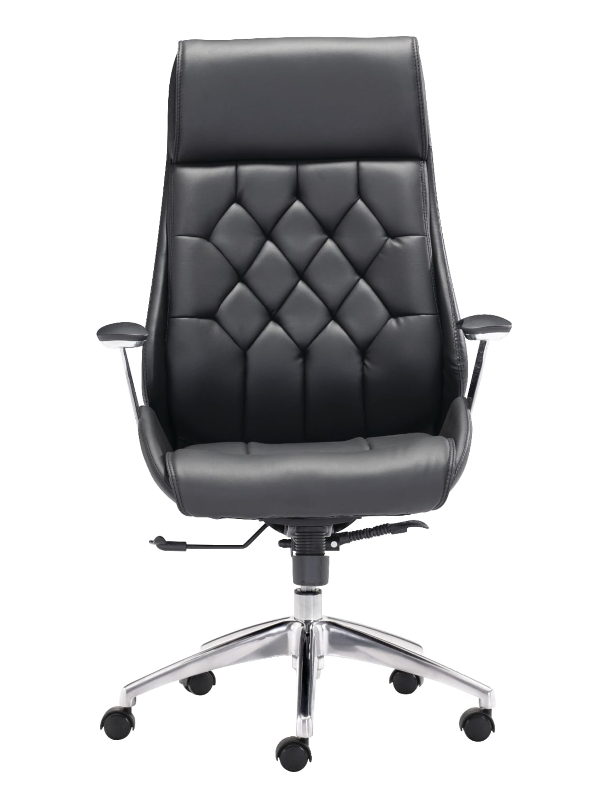 Zuo Modern Mid Back Boutique Office Chair Blackchrome Office Depot