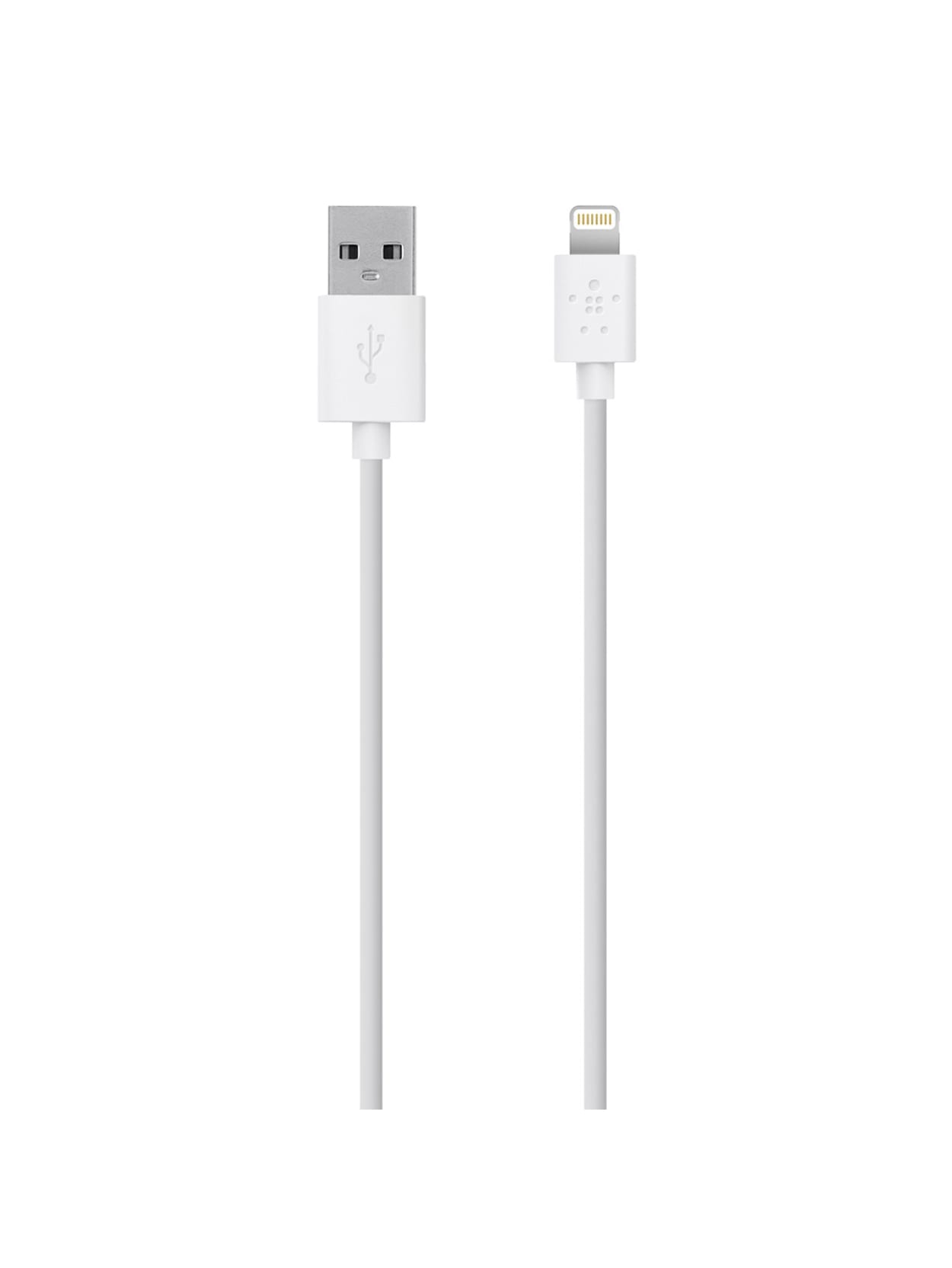 Belkin Lightningusb Chargesync Cable For Apple Ipod Touch Ipad Mini And Macbook Air 11 4 White Office Depot