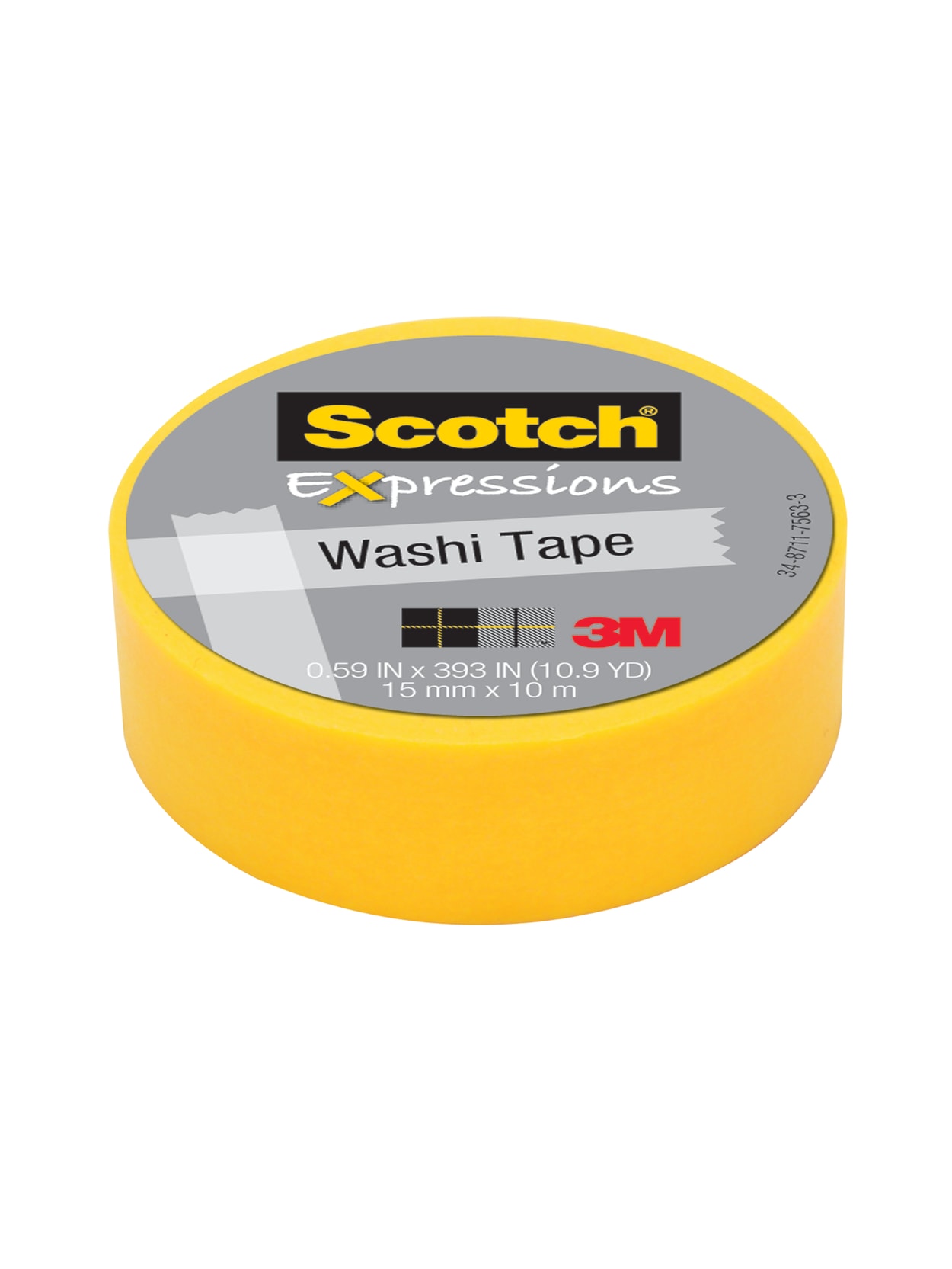 Scotch Expressions Washi Tape 58 X 393 Orange Office Depot