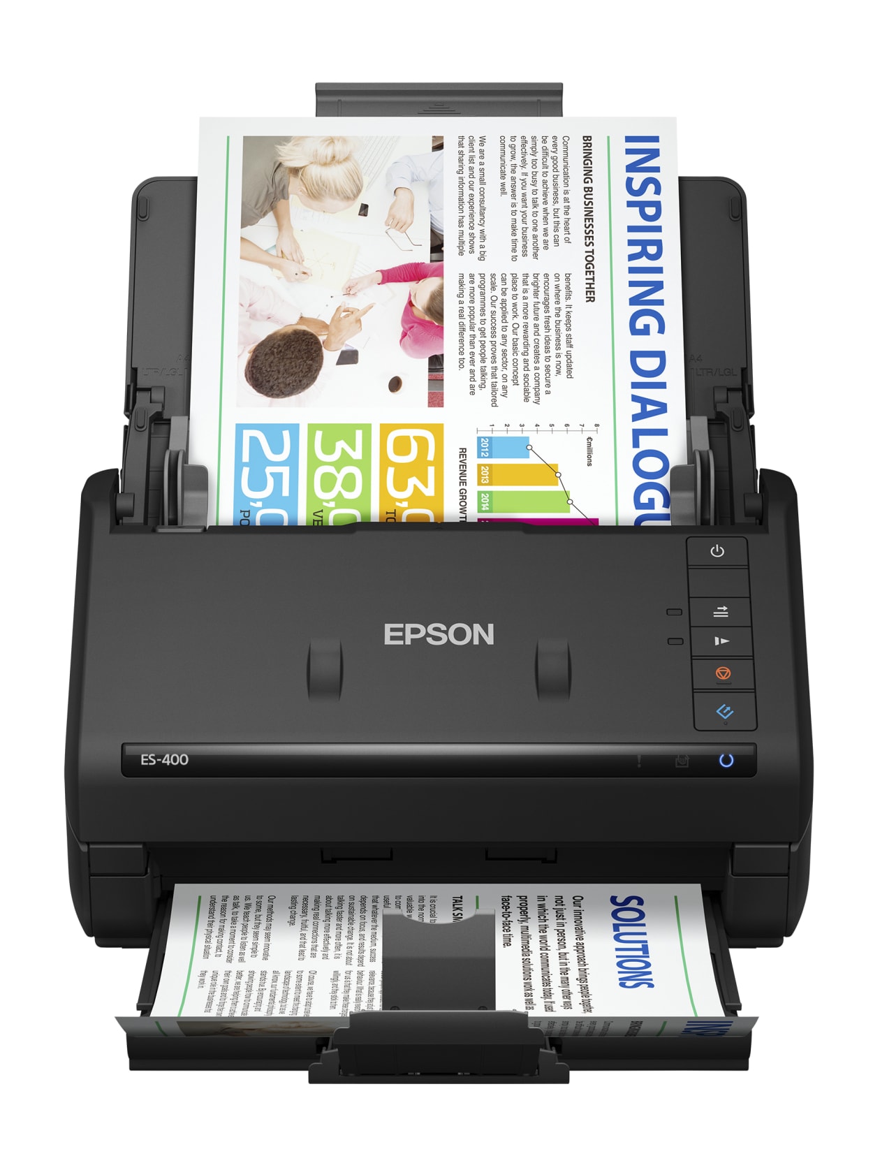 Epson Workforce Color Duplex Document Scanner Es 400 Office Depot