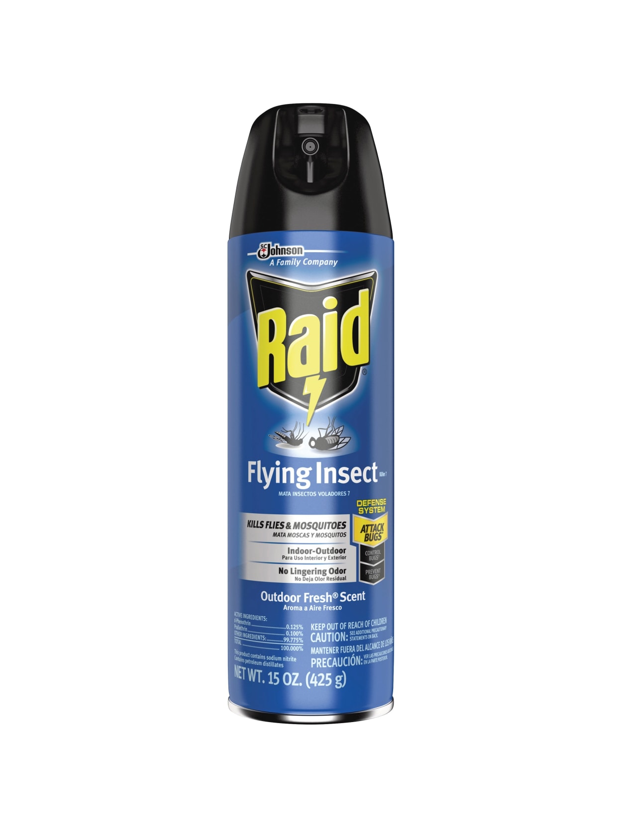 Raid Flying Insect Spray 15oz Blue Office Depot