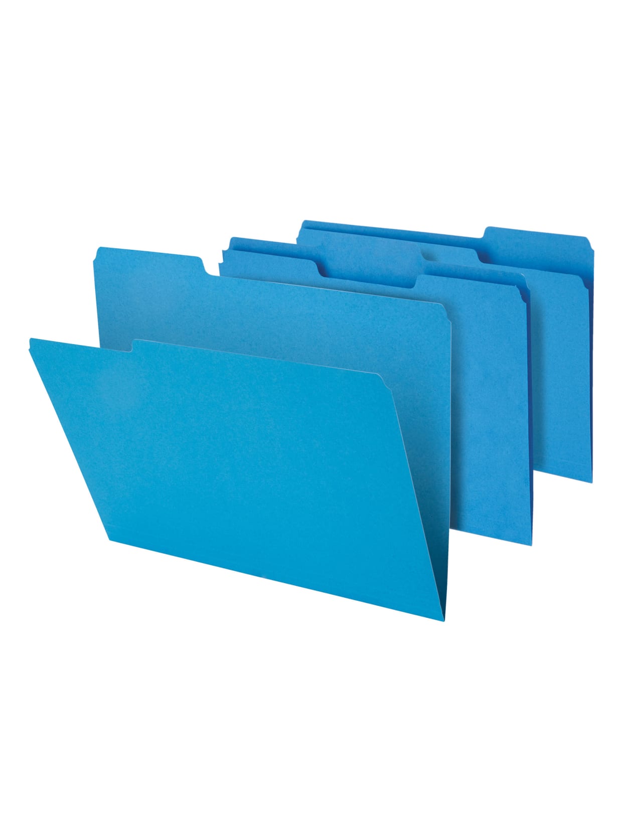 Office Depot Brand Heavy Duty File Folders 34 Expansion Letter Size Blue Pack Of 18 Folders Office Depot