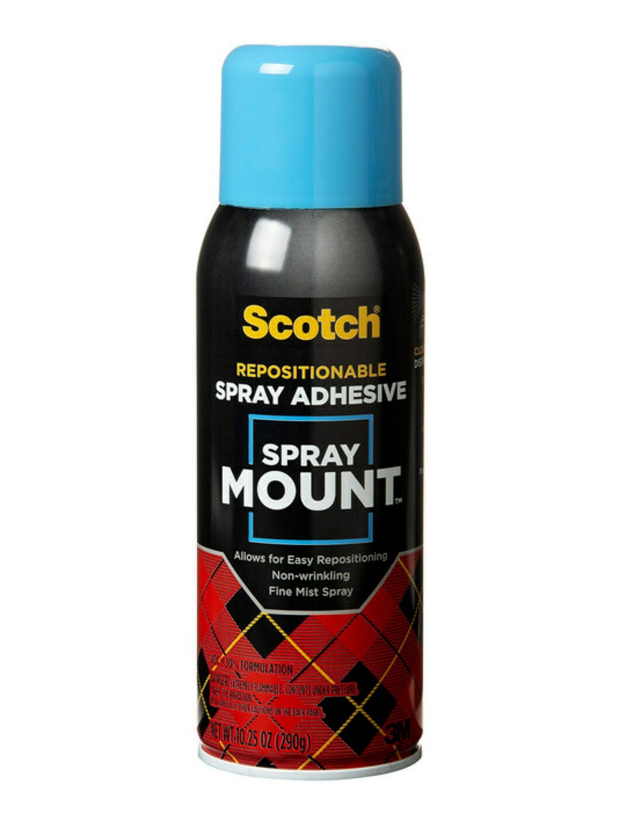 Scotch Spray Mount Spray Adhesive Clear 10 25 Oz Office Depot