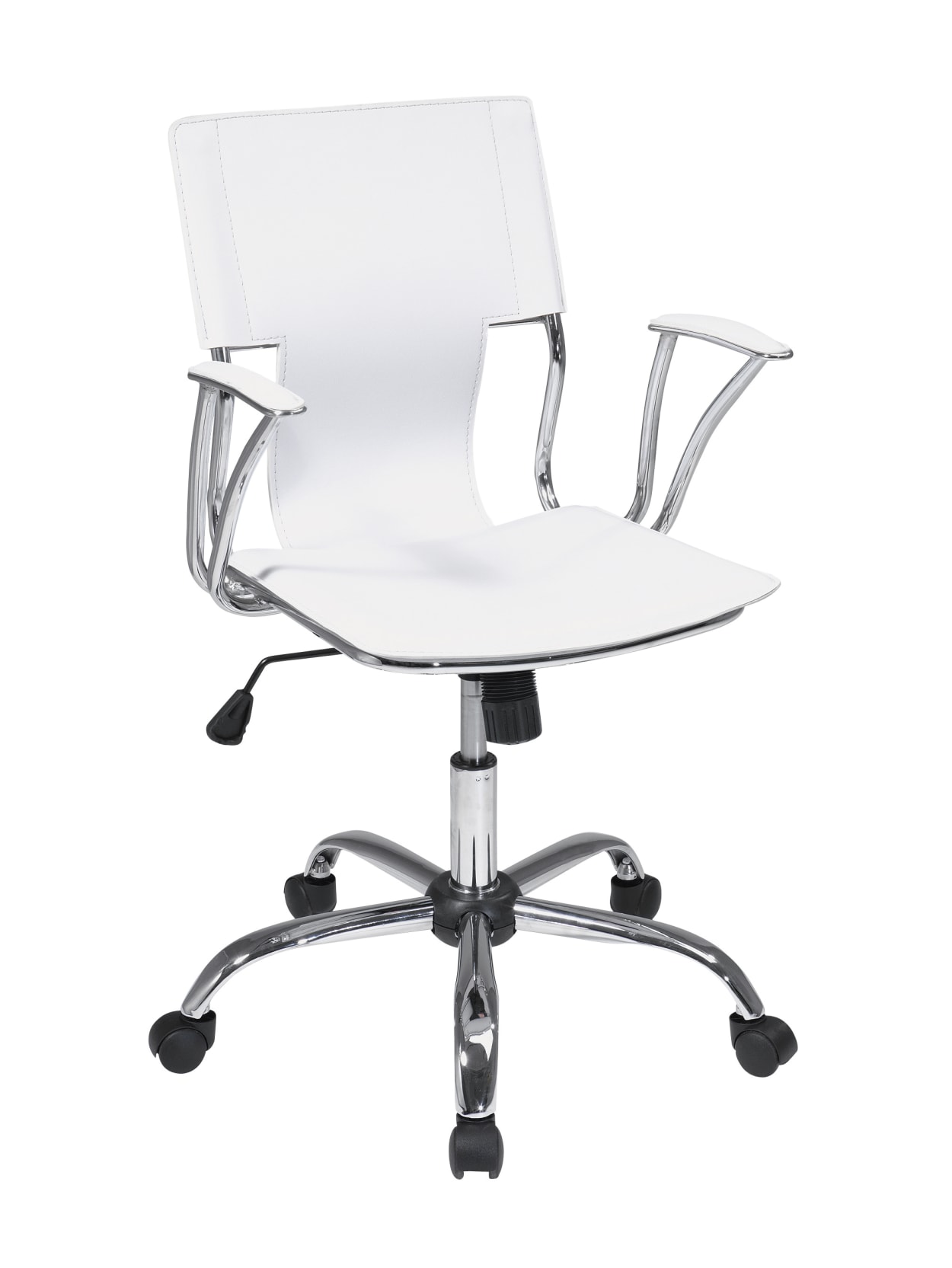Office Star Avenue Six Dorado Office Chair Whitechrome Office Depot
