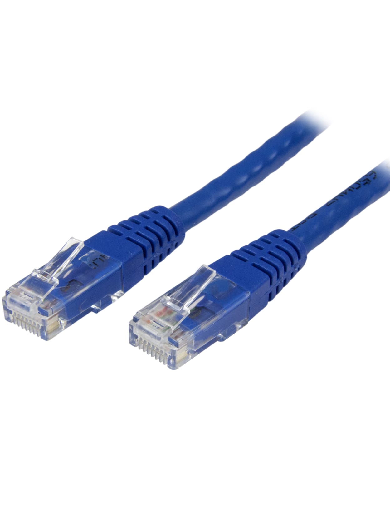 1 Ft Cat 6 Rj45 Utp Network Patch Cable Blue Office Depot