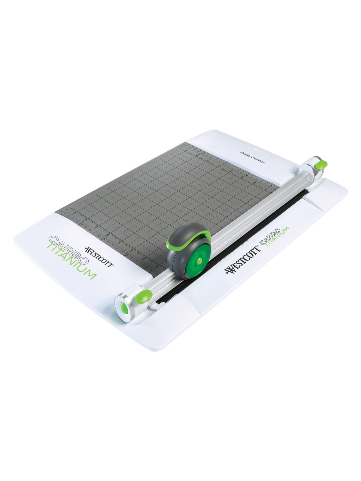 Westcott Carbotitanium Rotary Trimmer 12 Whitegreen Office Depot