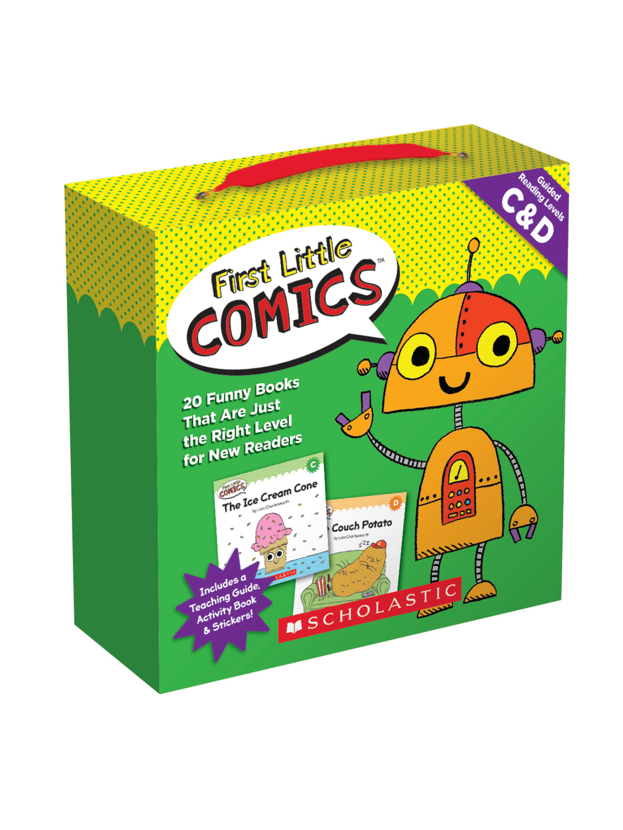 Scholastic Teacher Resources First Little Comics Parent Pack Levels C And D Pre K To 2nd Grade Set Of Office Depot
