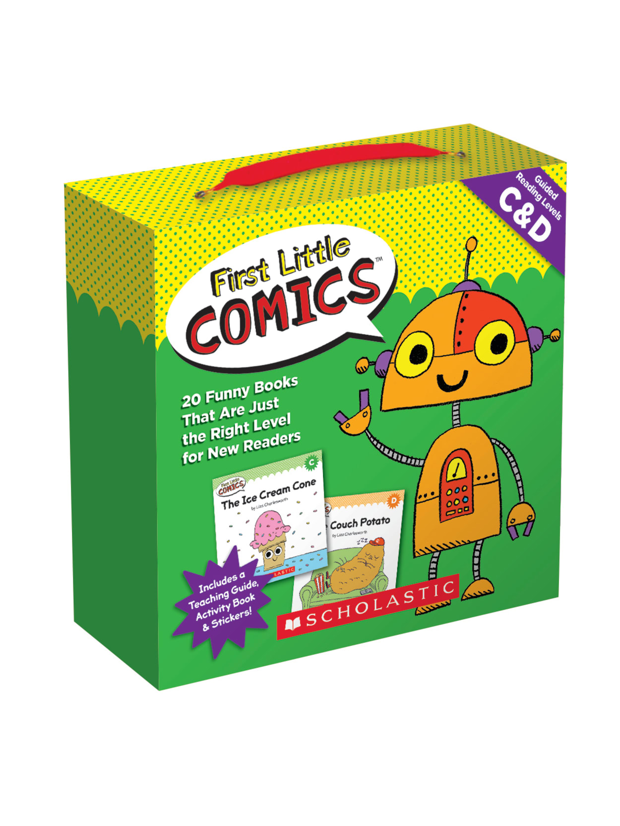 Scholastic Teacher Resources First Little Comics Parent Pack Levels C And D Pre K To 2nd Grade Set Of Office Depot