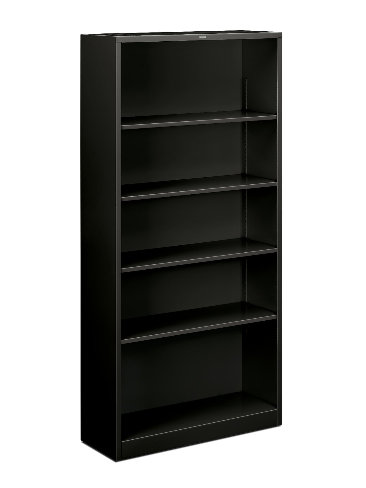 Hon Brigade Steel Bookcase 5 Shelves Black Office Depot