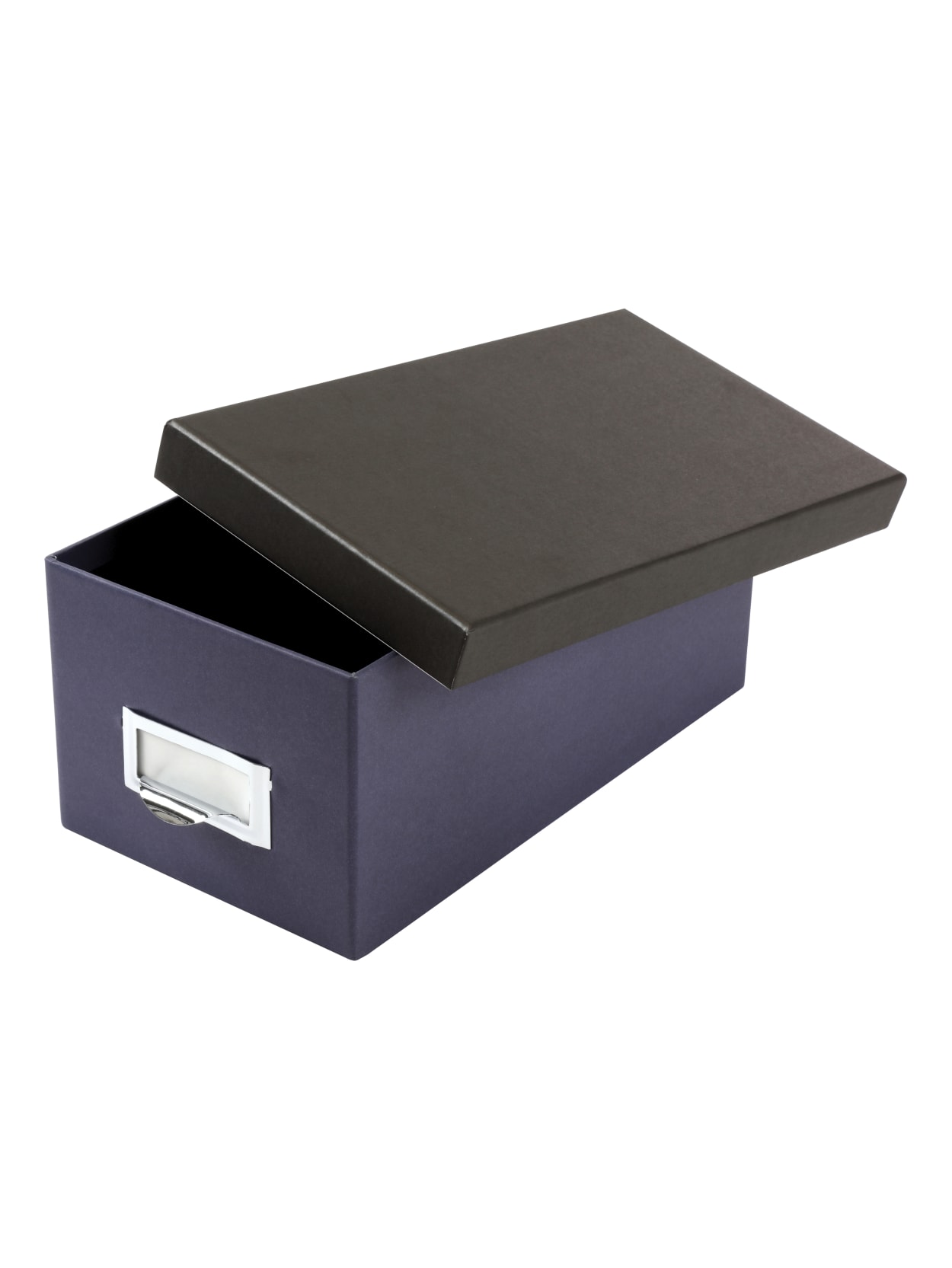 Oxford Index Card Storage Box 4 X 6 Indigoblack Office Depot