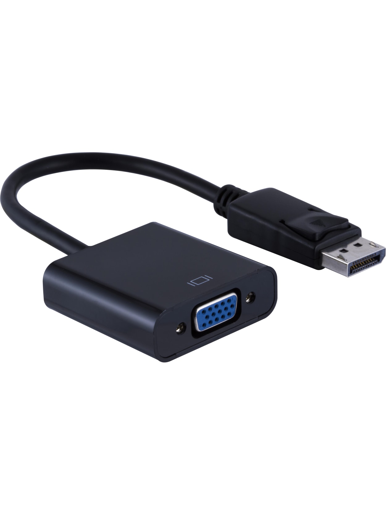 Ativa Displayport To Vga Adapter Cable 6 Black 36543 Adapter View