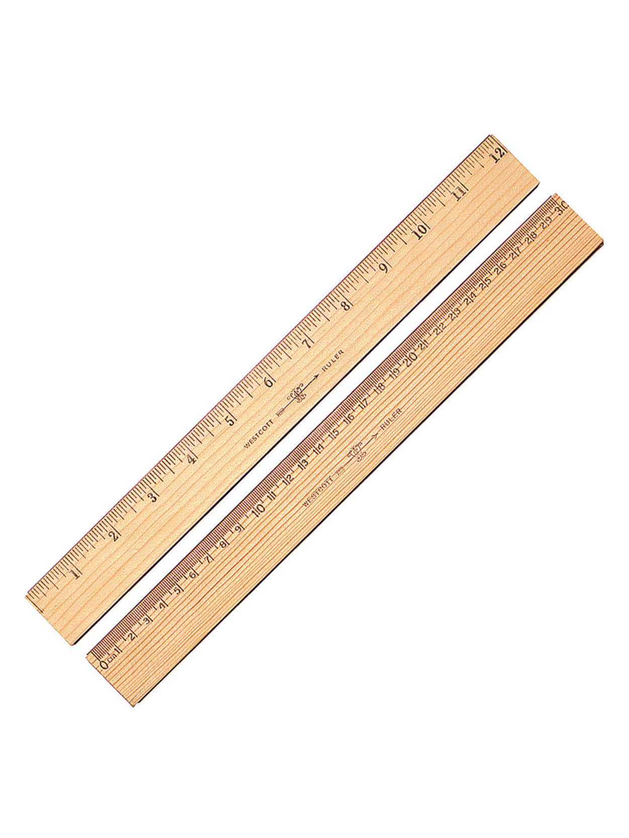 Westcott 2 Sided Metric Ruler 116 1 Mm Increments Office Depot