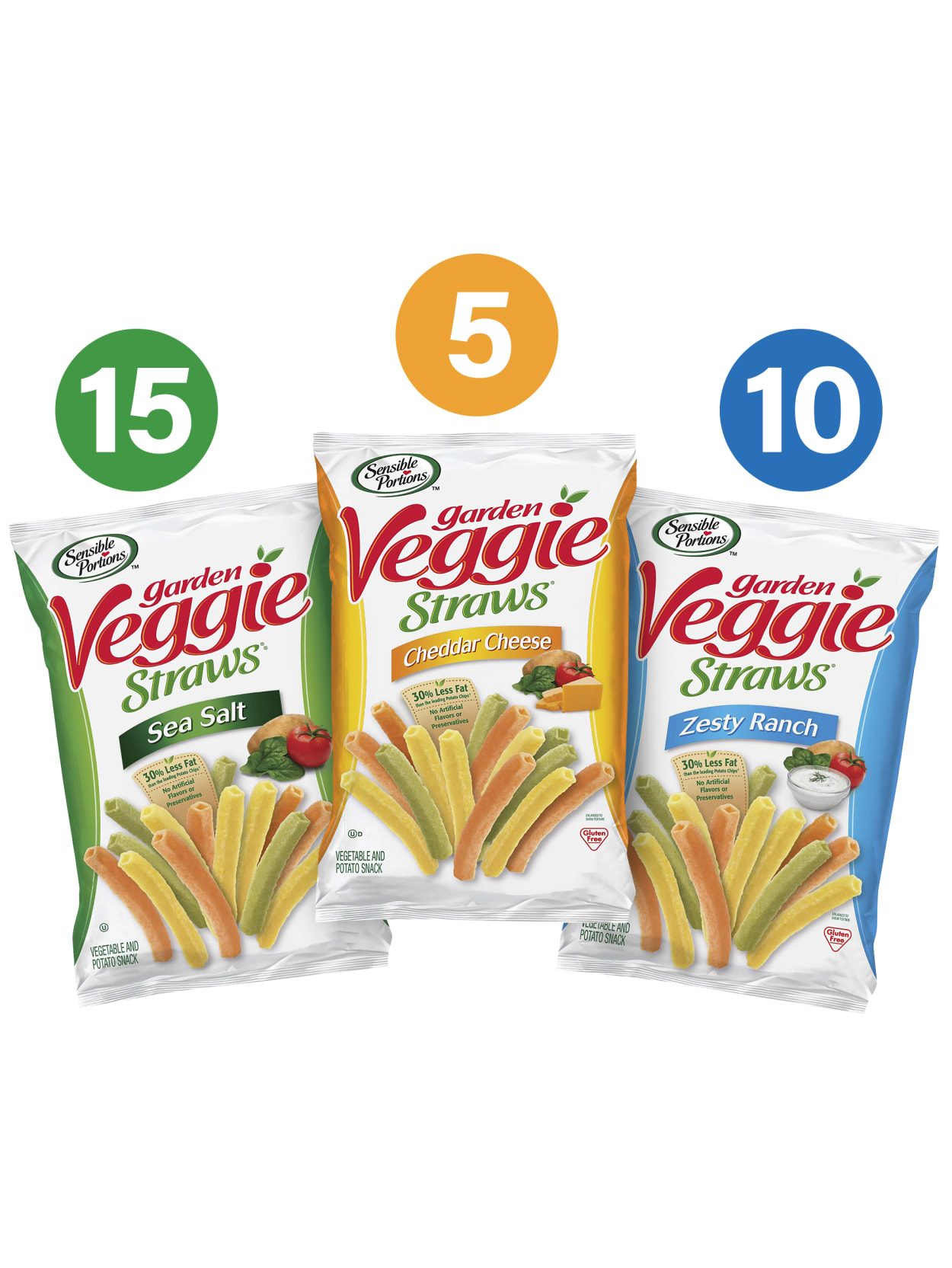 Sensible Portions Garden Veggie Variety Pack Box Of 30 Bags