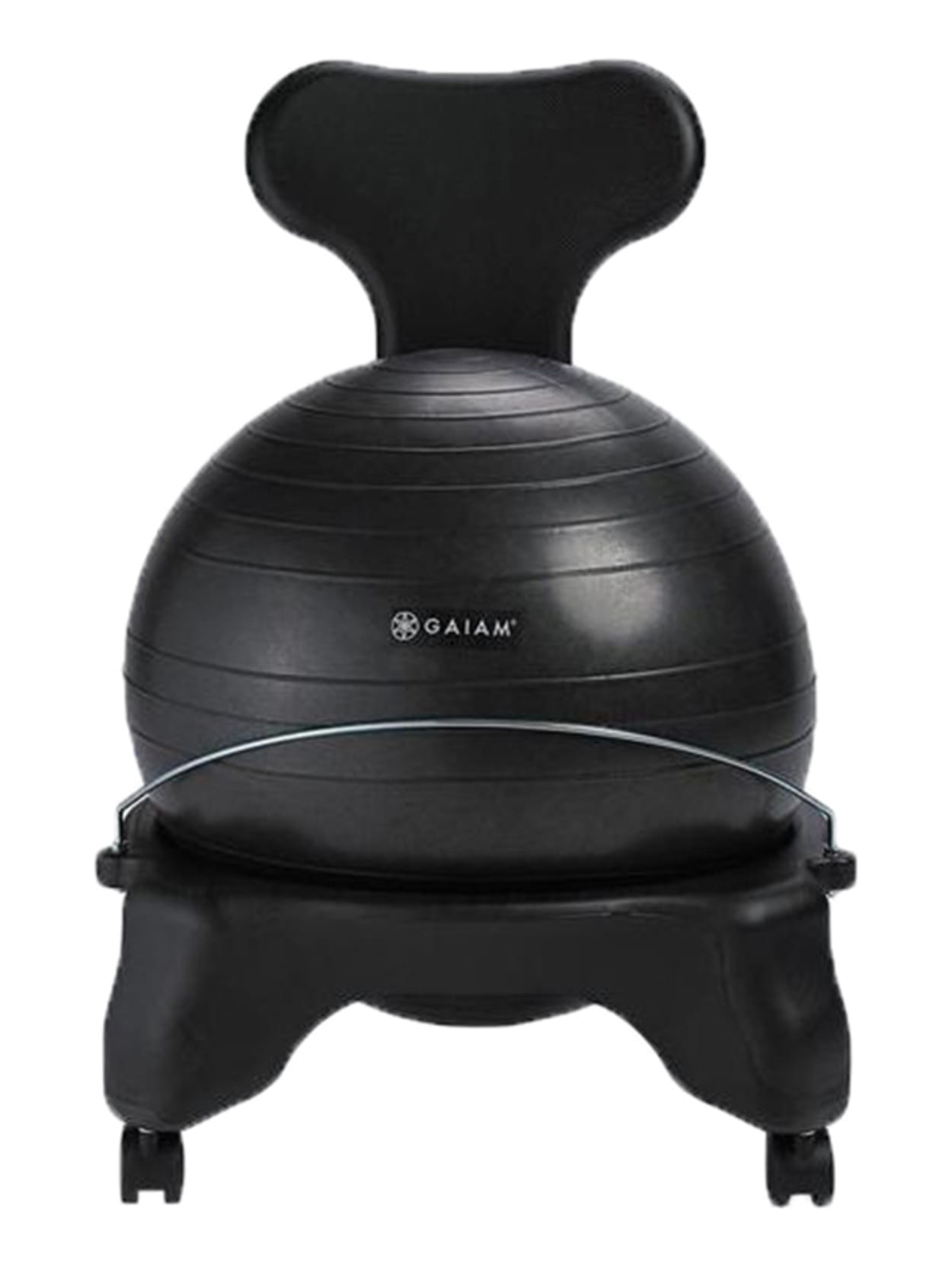 Gaiam Balance Ball Chair Black Office Depot