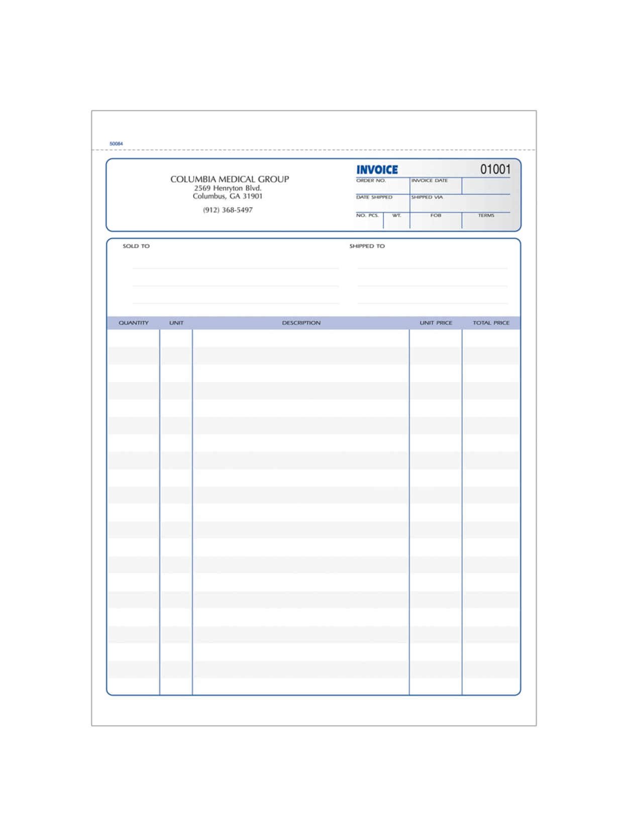Custom Carbonless Business Forms Pre Formatted Invoice Forms Ruled 8 12 X 11 3 Part Box Of 250 Office Depot
