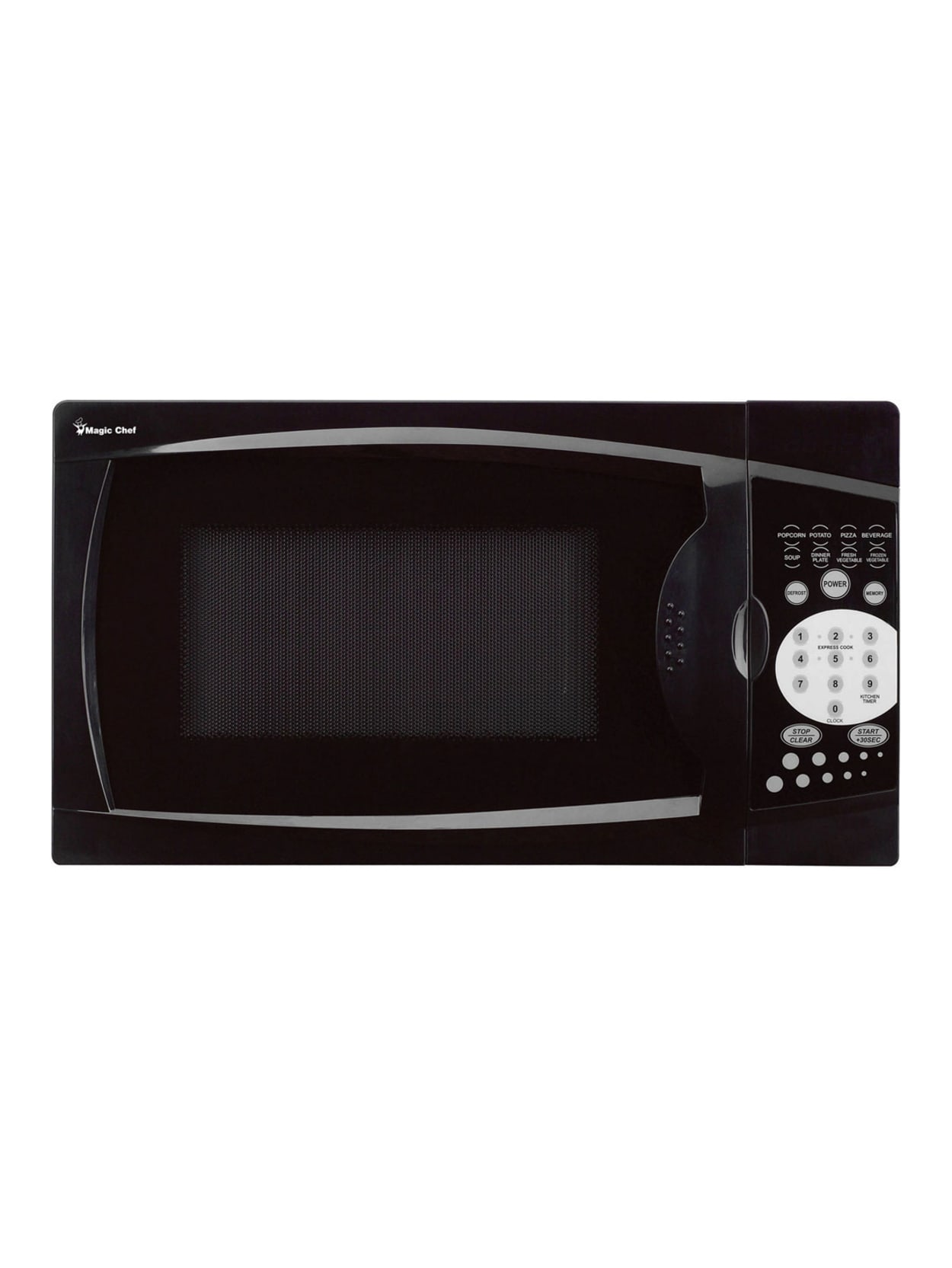 ft Black Magic Chef Microwave Oven 0.7 cu
