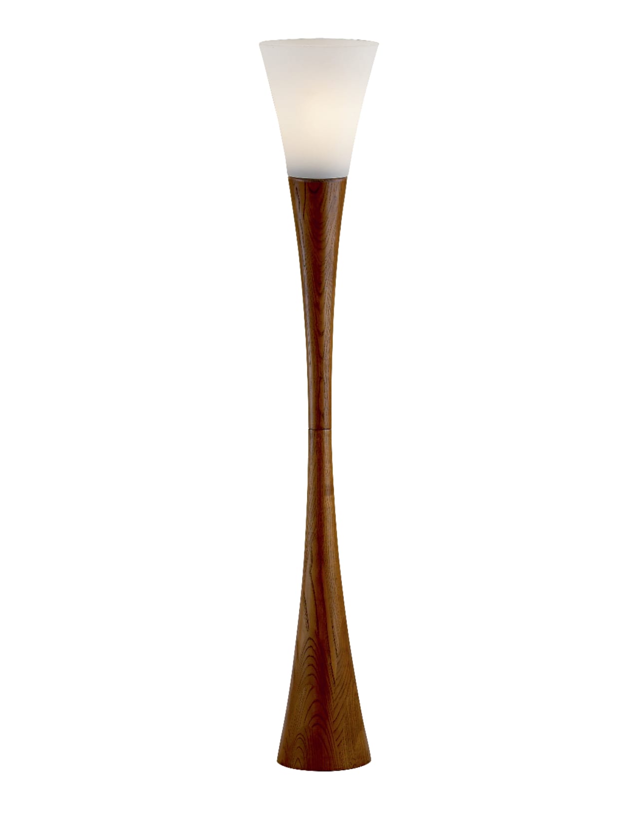 Adesso Espresso Floor Lamp 68 H Walnut Office Depot Adrian pearsall style brass and walnut floor lamp side. adesso