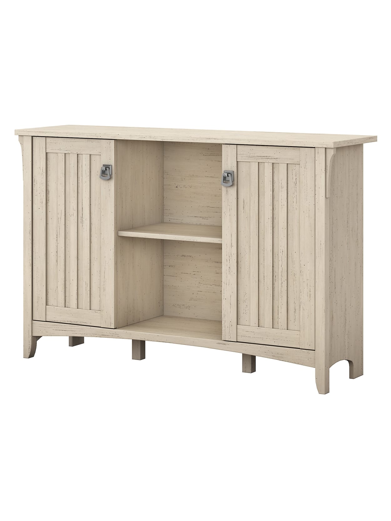 Bush Furniture Salinas Storage Cabinet With Doors Antique White Standard Delivery Office Depot Make your office run efficiently with these functional office storage pieces. bush industries