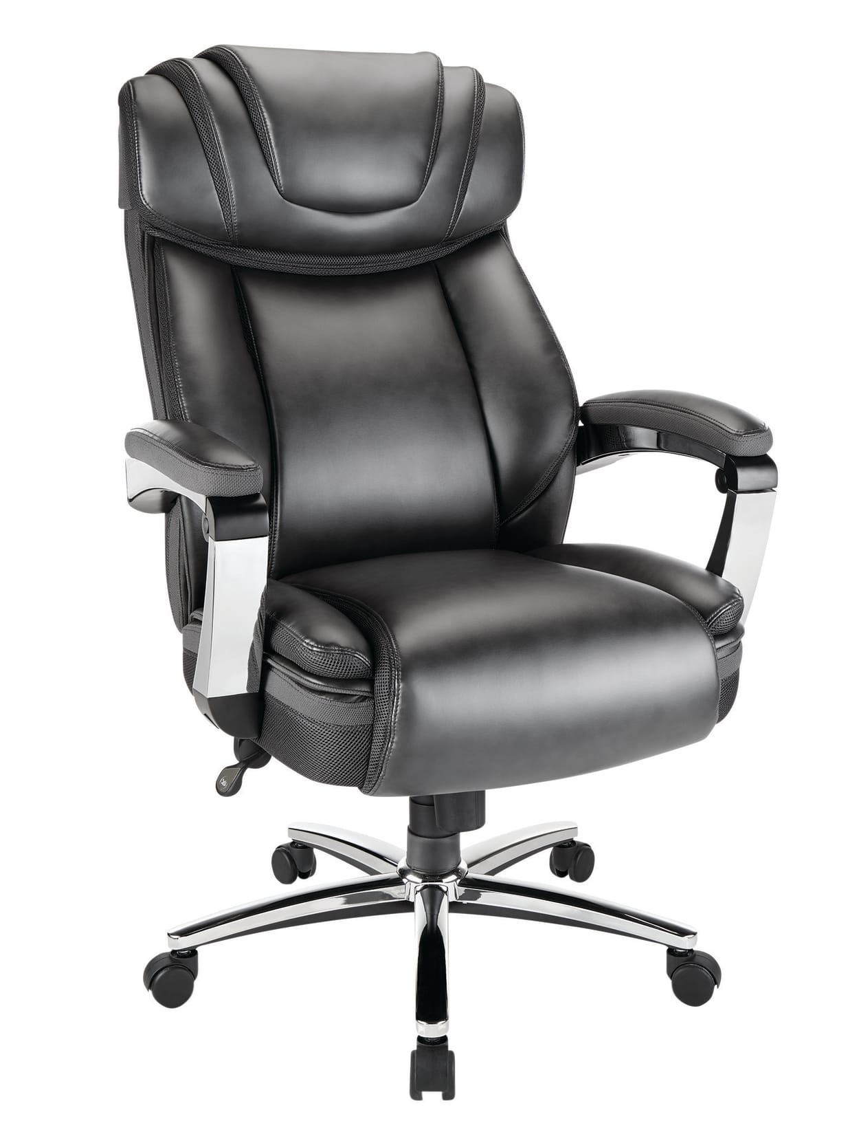 realspace axton big and tall chair gray office depot