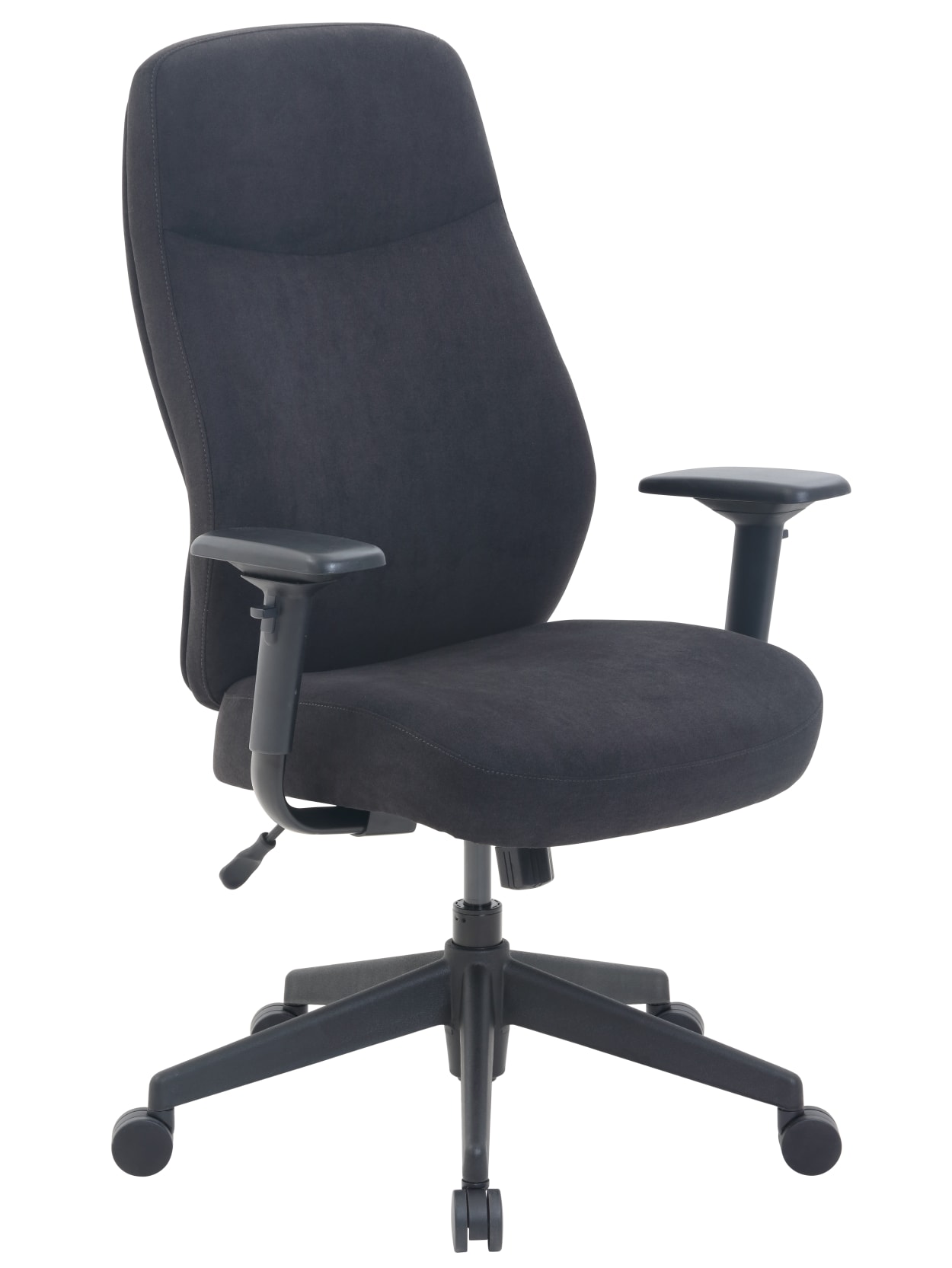 Serta Motif Fabric High Back Chair Black Office Depot