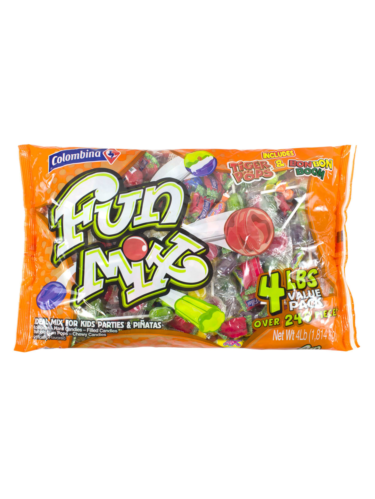 Colombina Candy Party Fun Mix Bag 4 Lb Bag Of 240 Pieces Office Depot